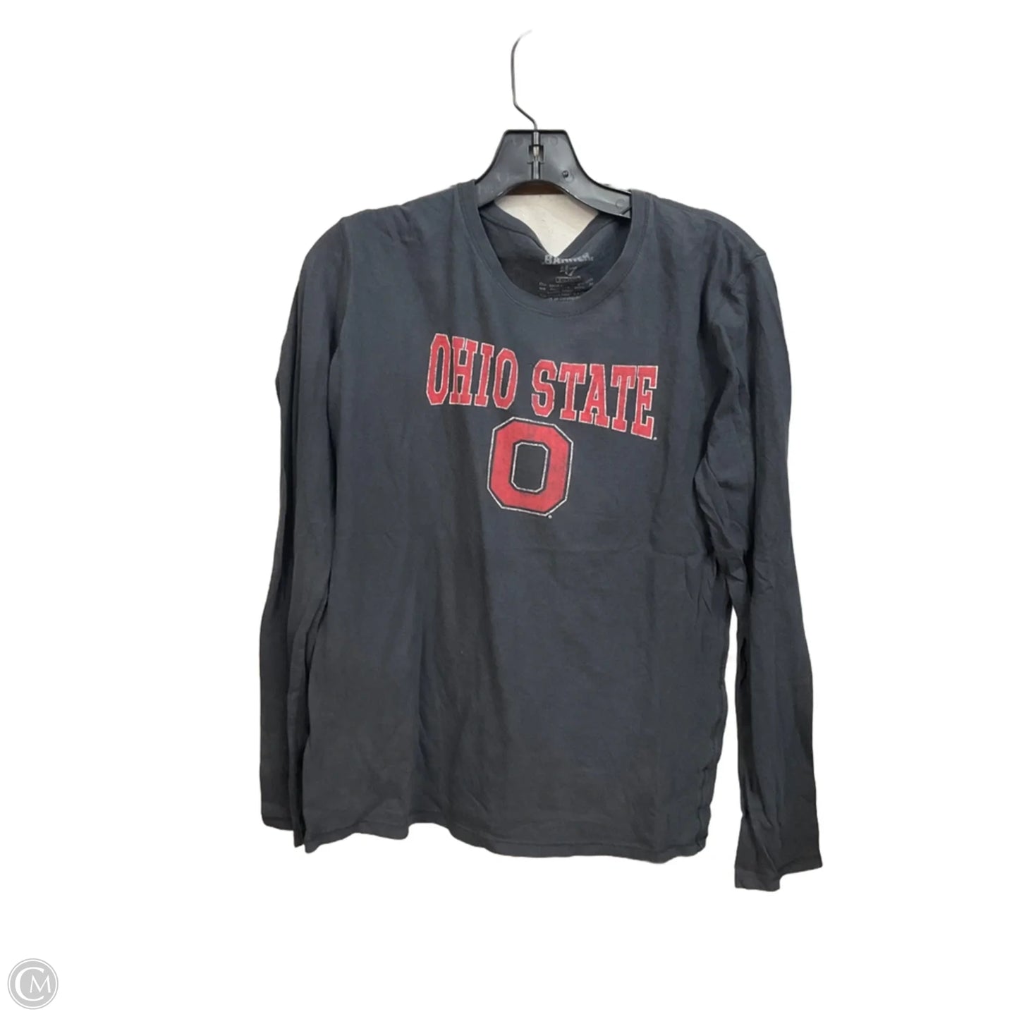 Top Long Sleeve By Clothes Mentor In Grey, Size: Xl