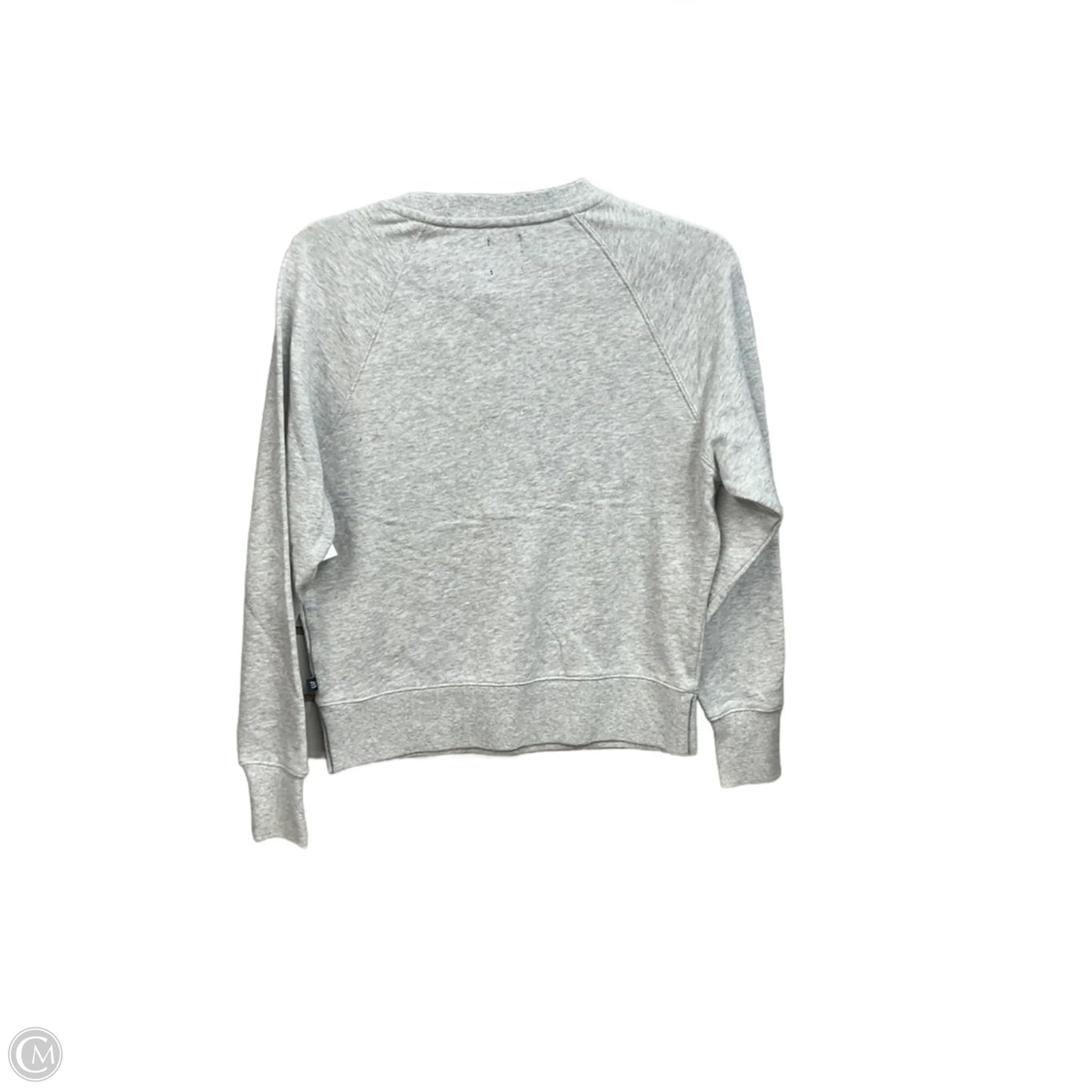 Sweatshirt Crewneck By Gap In Grey, Size: Xs