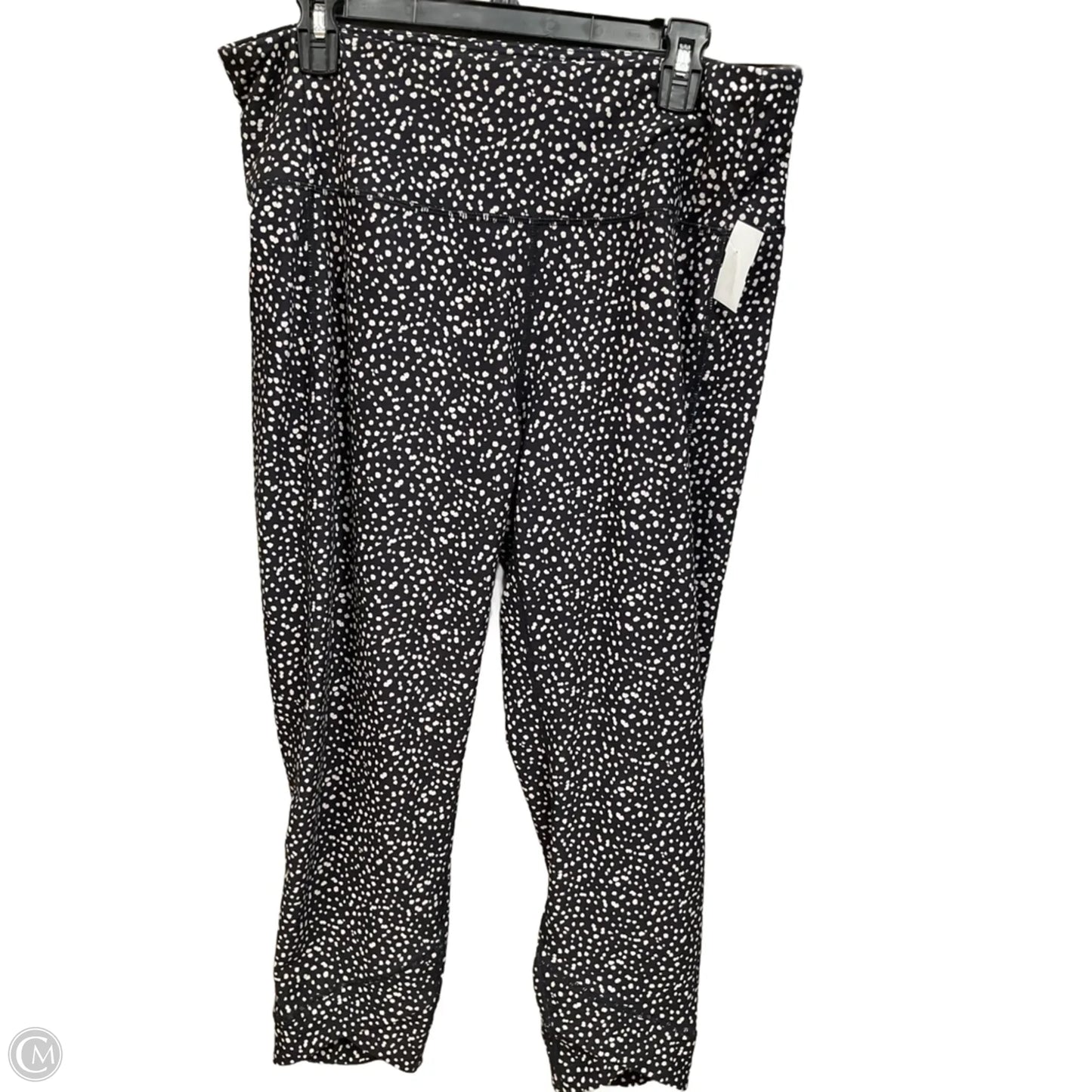 Athletic Leggings By Rbx In Black & White, Size: 2x