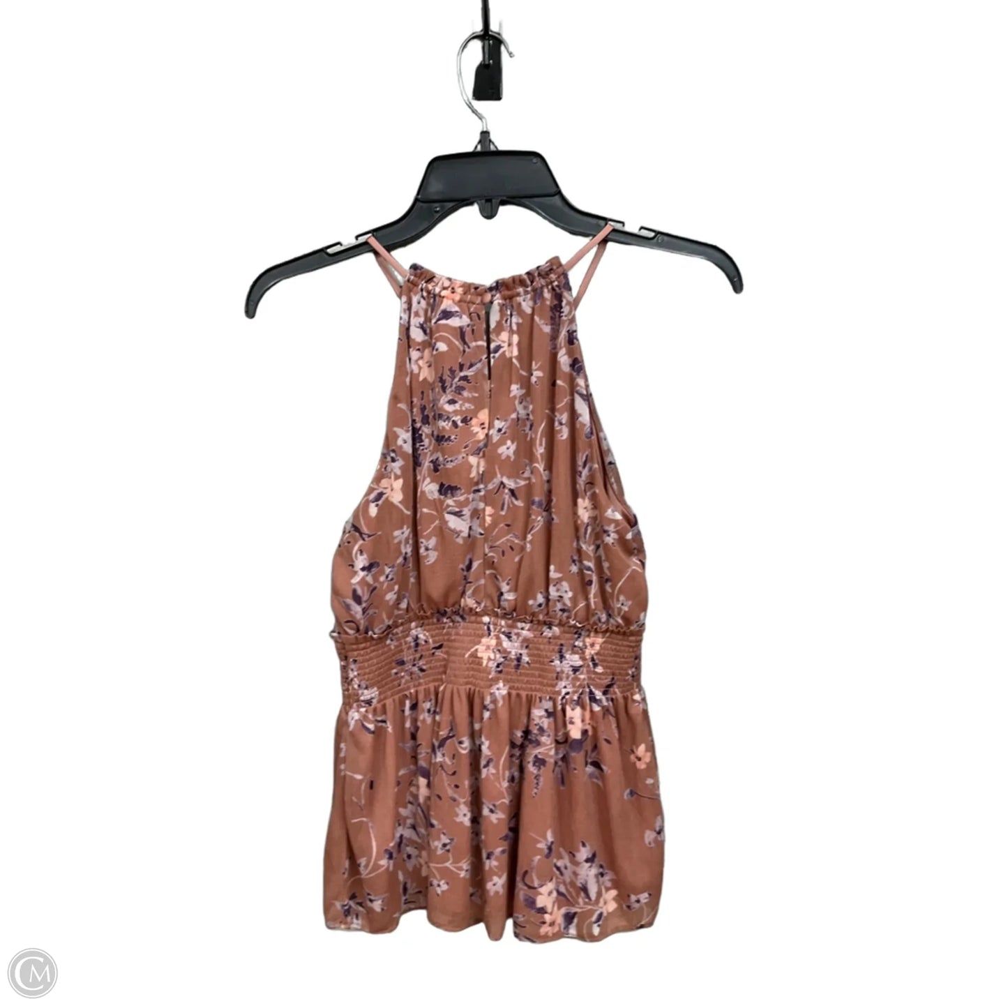 Top Sleeveless By Express In Floral Print, Size: S