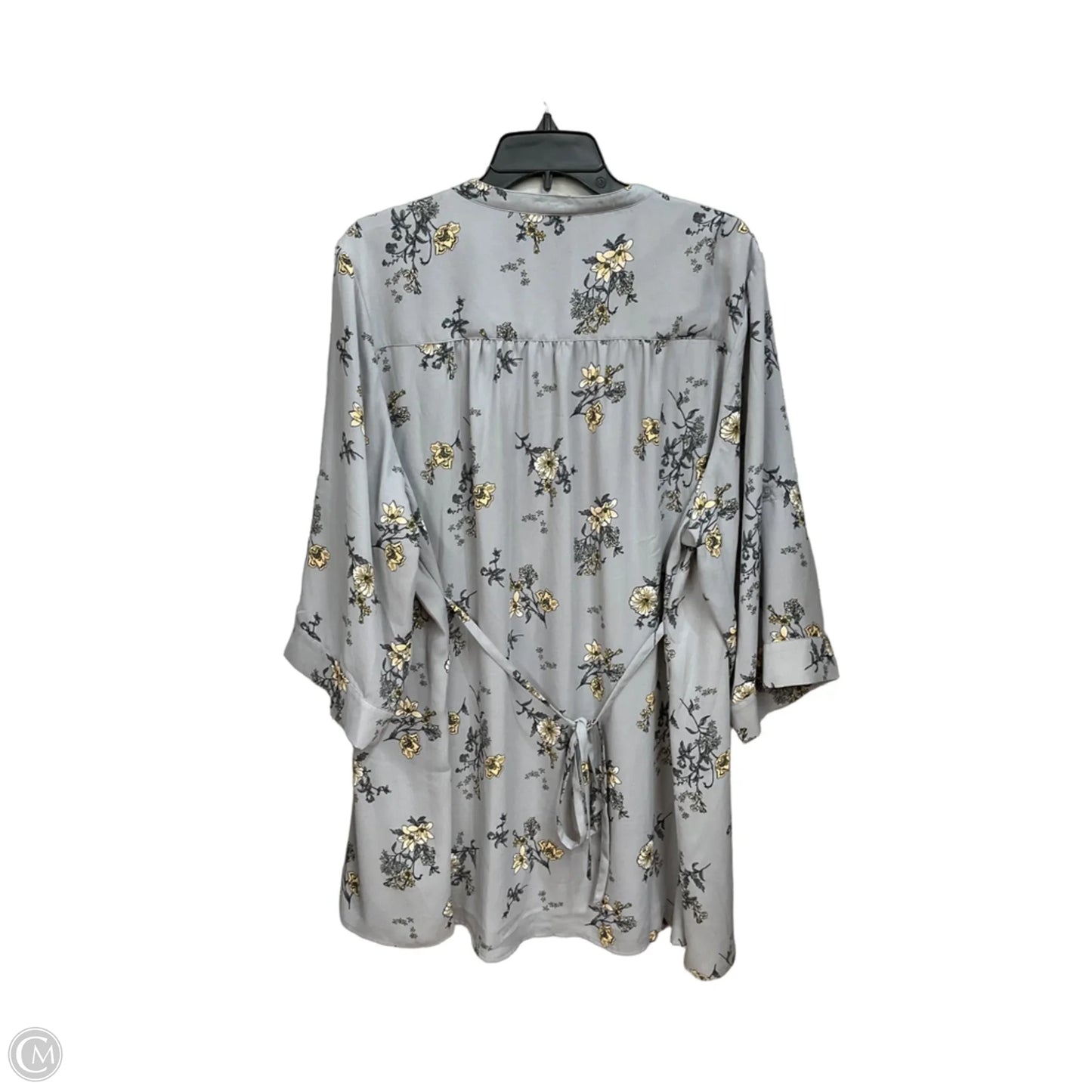 Blouse Long Sleeve By Torrid In Floral Print, Size: 3x