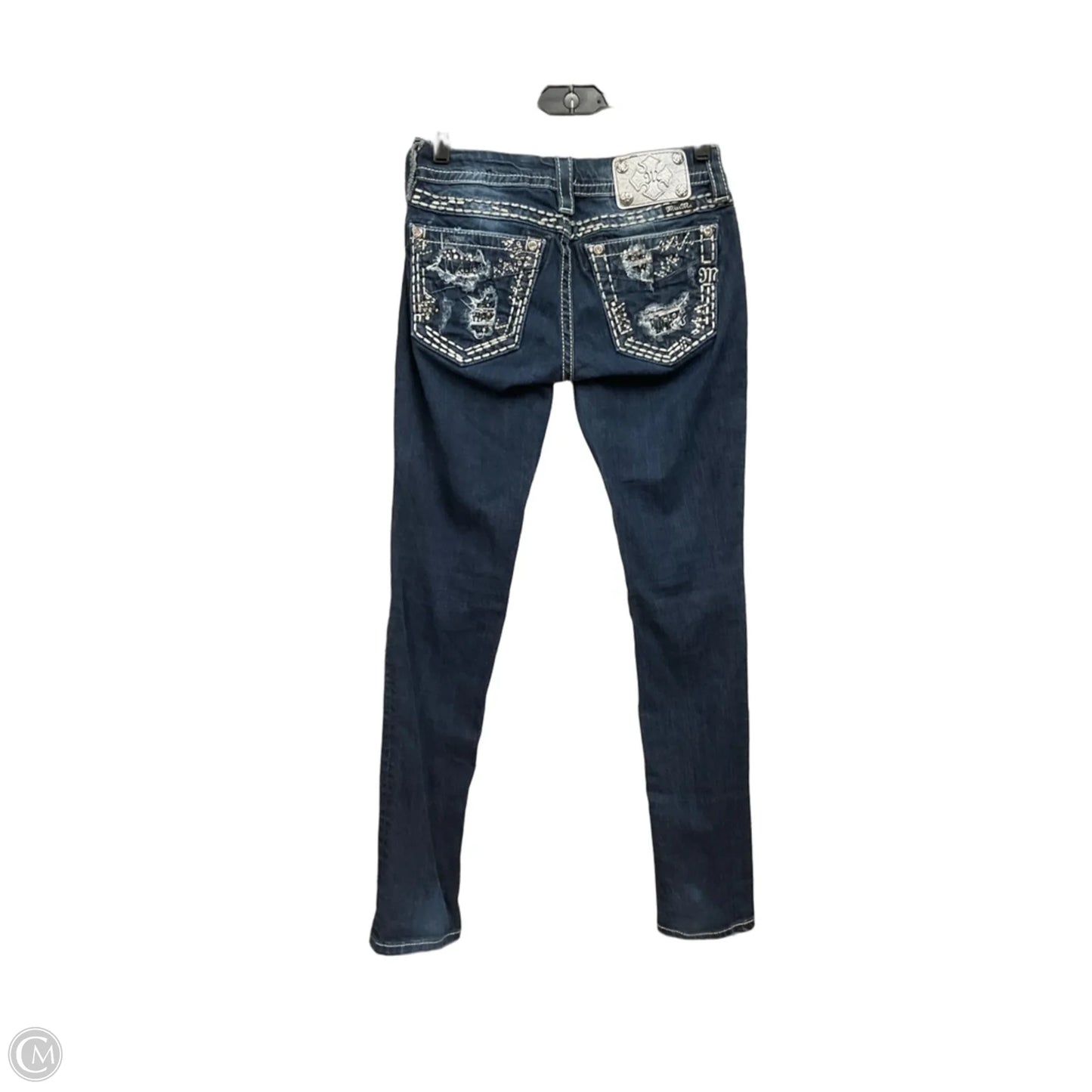 Jeans Skinny By Miss Me In Blue Denim, Size: 0