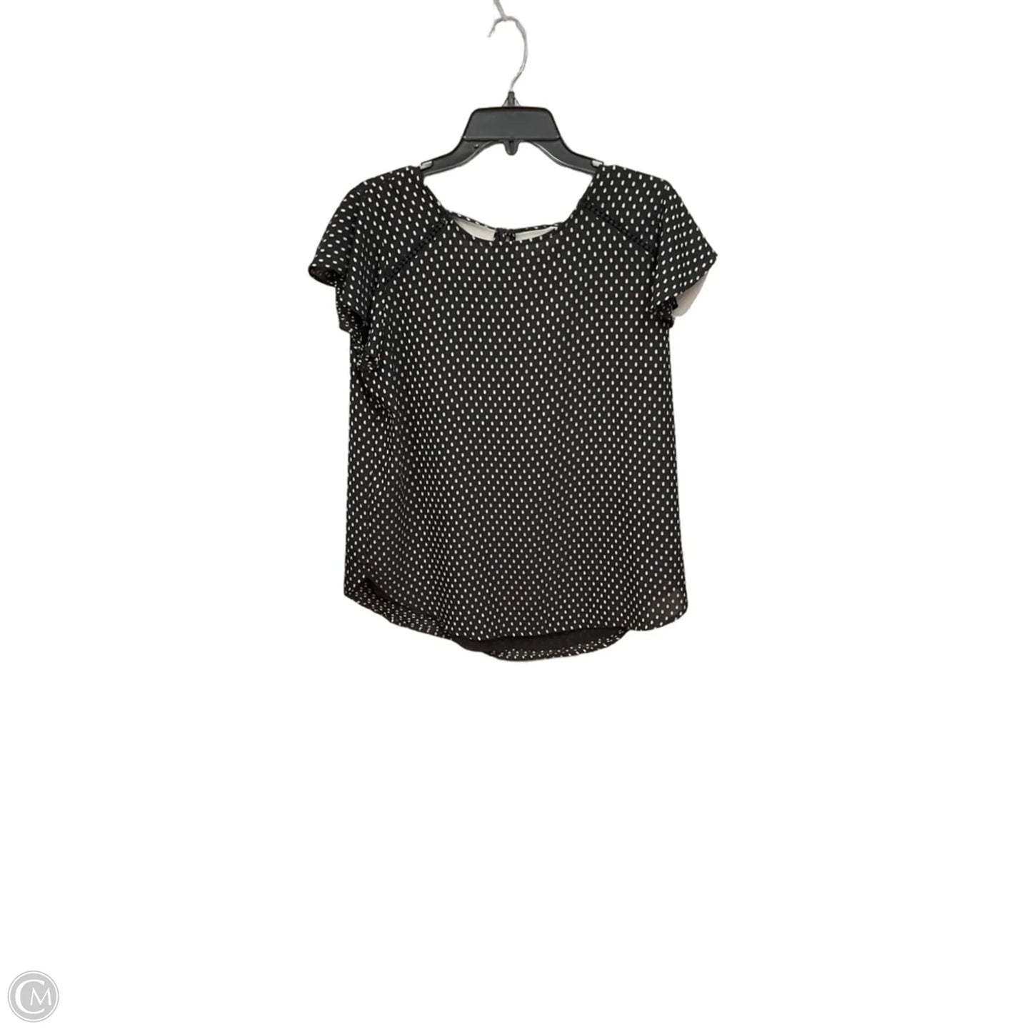 Top Sleeveless By Loft In Polkadot Pattern, Size: L