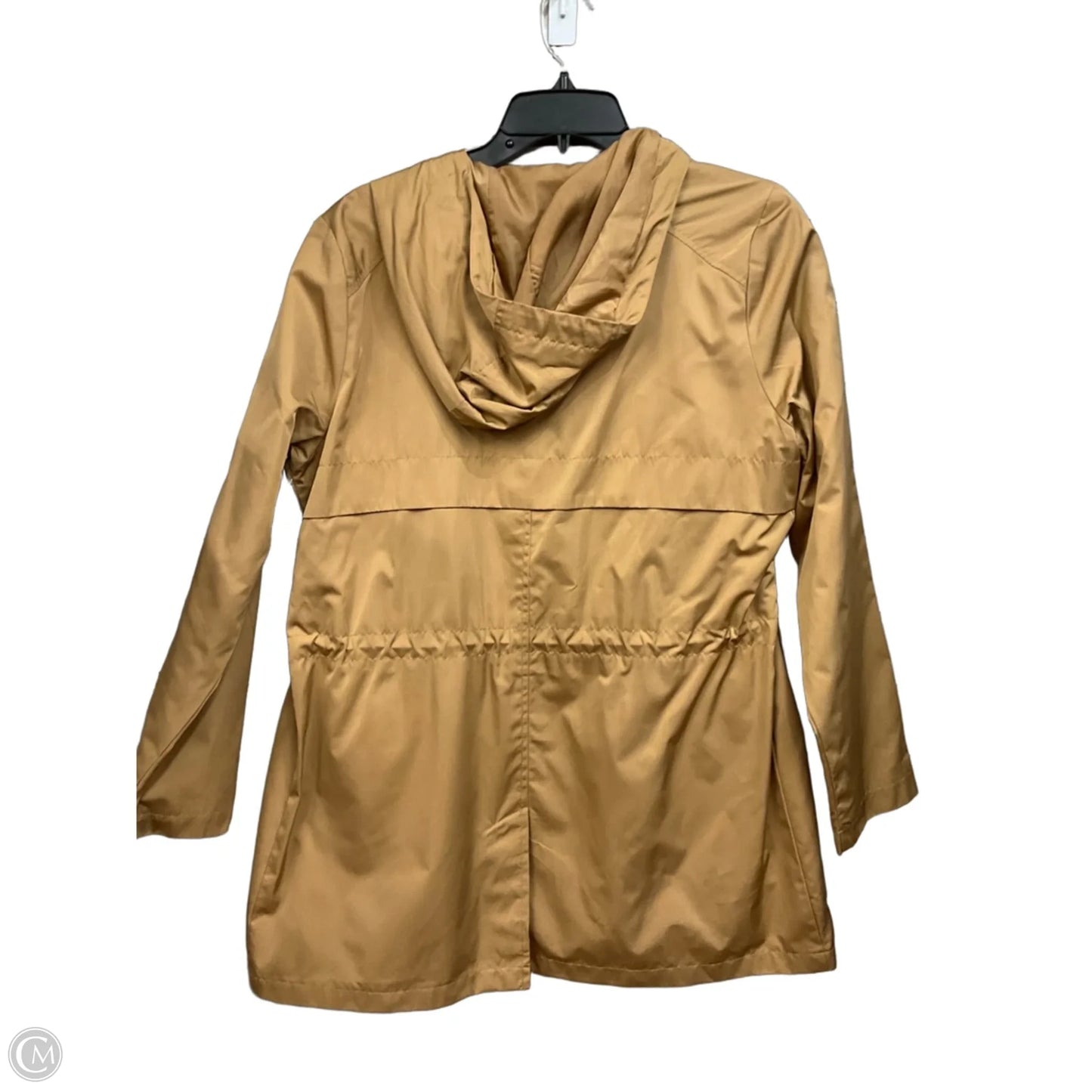 Jacket Windbreaker By Time And Tru In Tan, Size: M