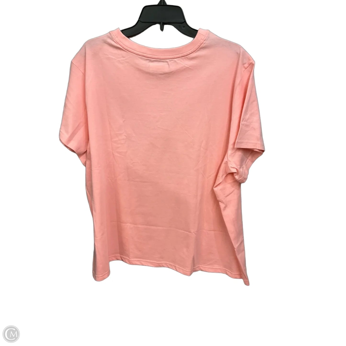 Athletic Top Short Sleeve By Columbia In Coral, Size: 2x