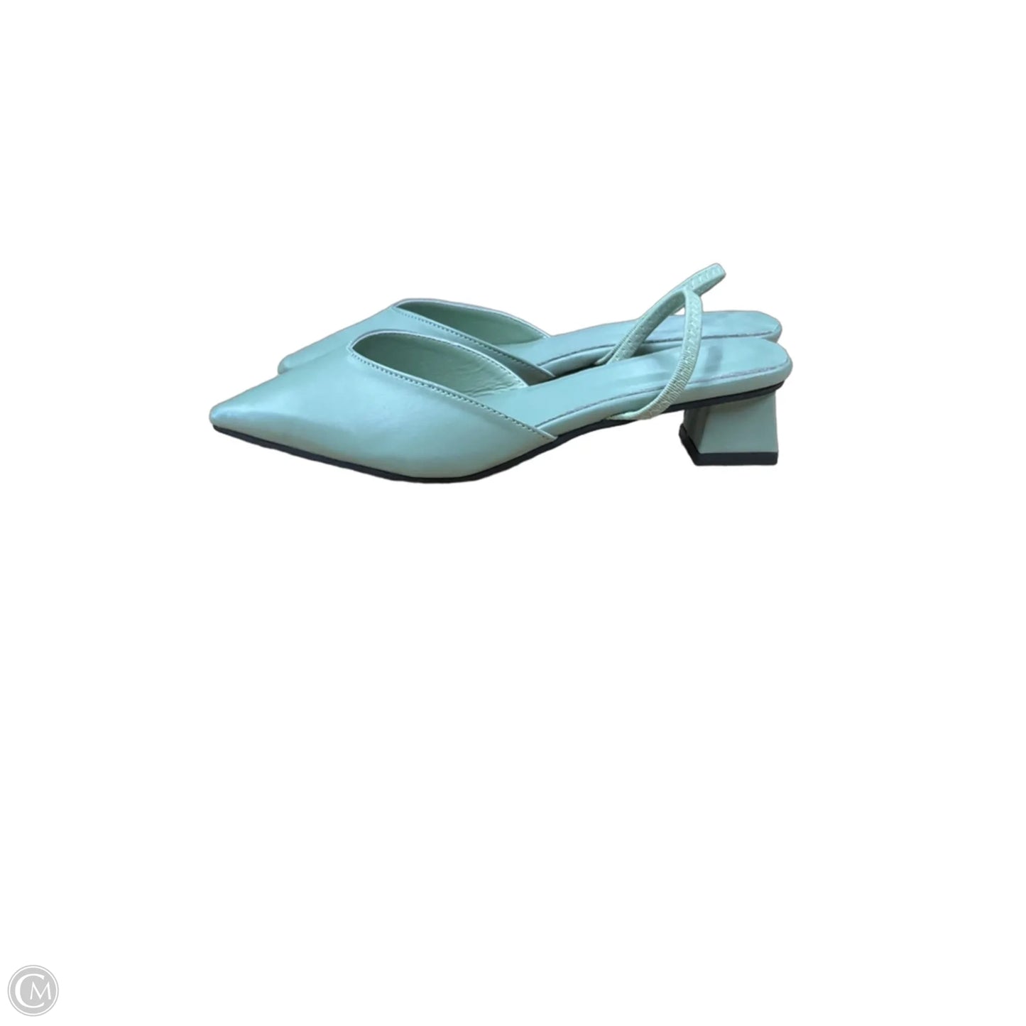 Shoes Heels Block By Clothes Mentor In Green, Size: 6
