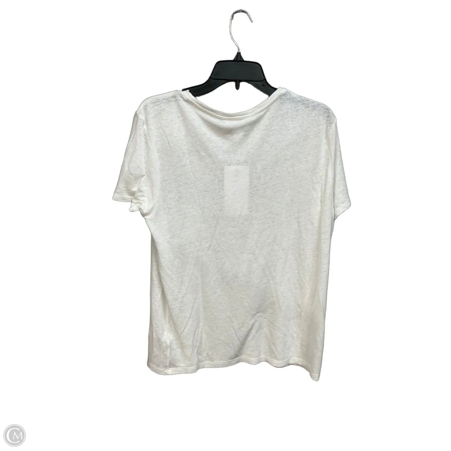 Top Short Sleeve By Athleta In White, Size: M
