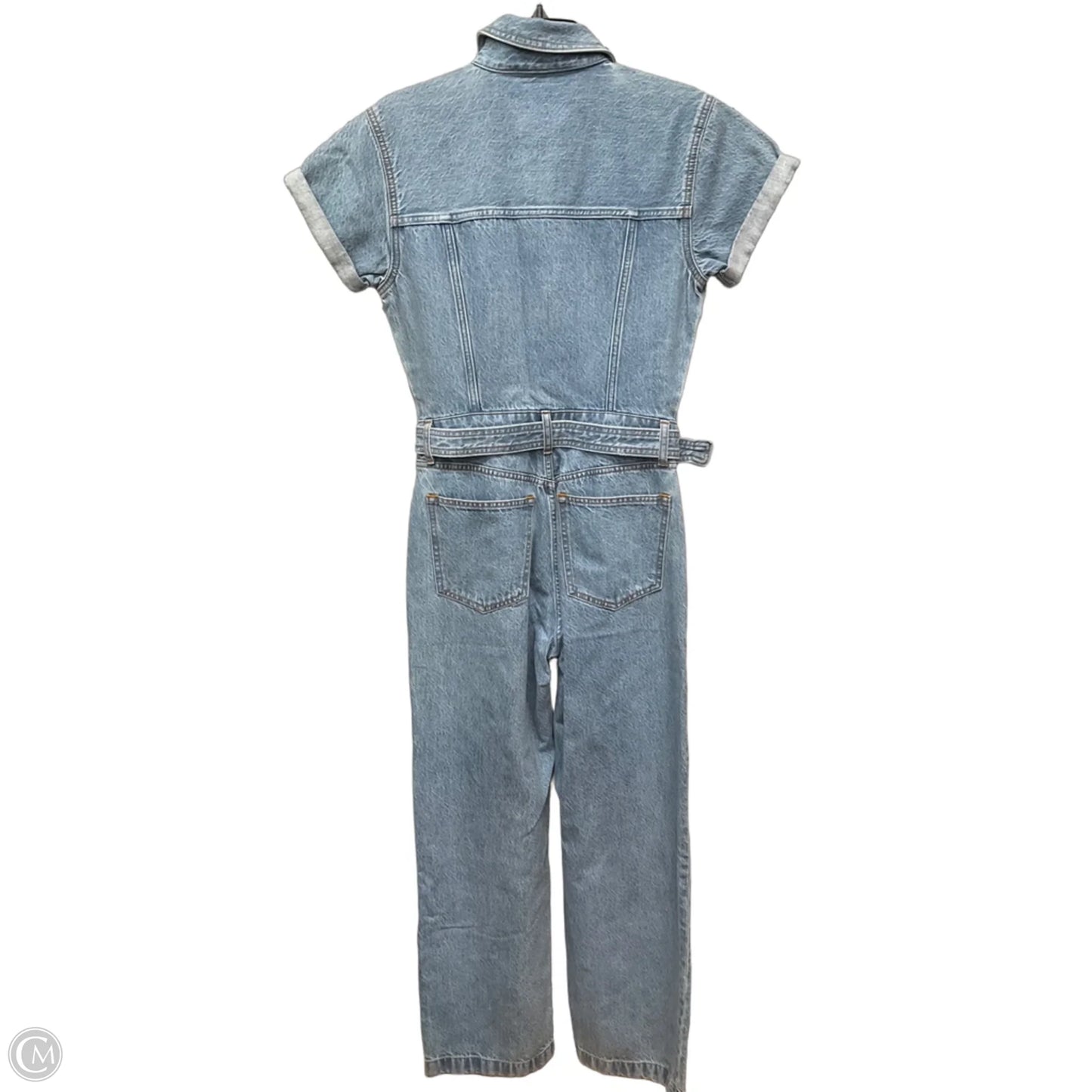 Jumpsuit By Abercrombie And Fitch In Blue Denim, Size: Xs
