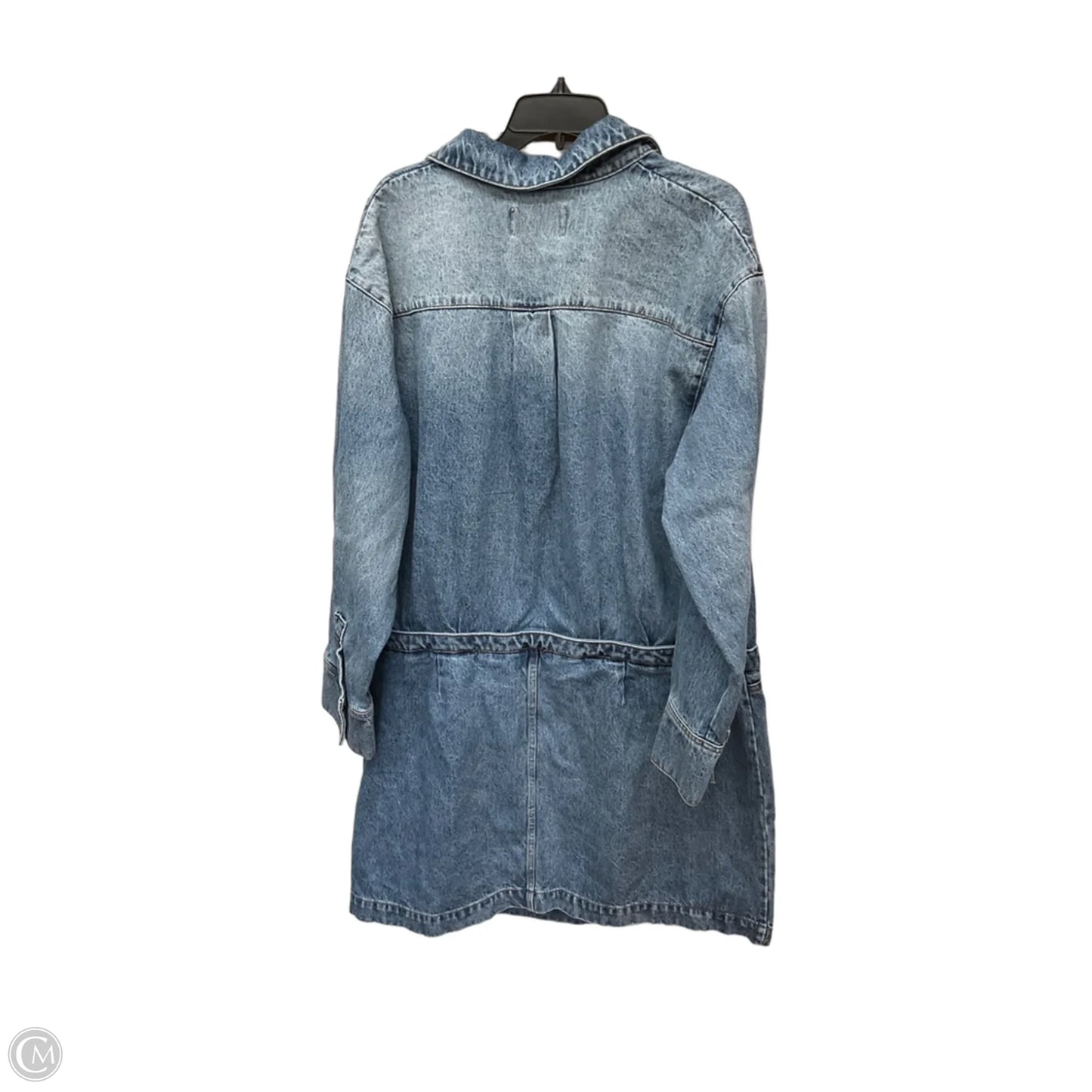 Dress Casual Short By Cmb In Blue Denim, Size: Xxl