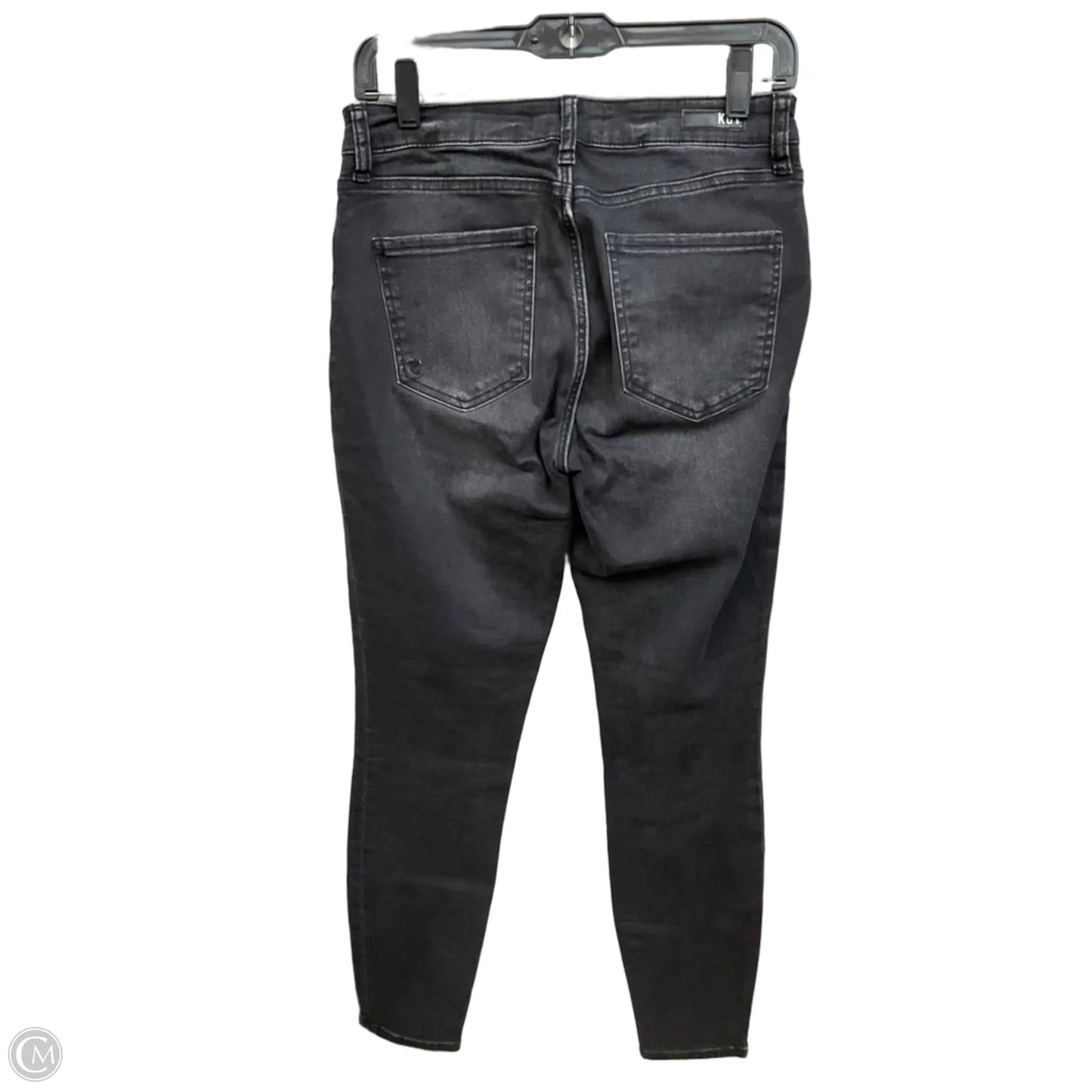 Jeans Skinny By Kut In Black Denim, Size: 6
