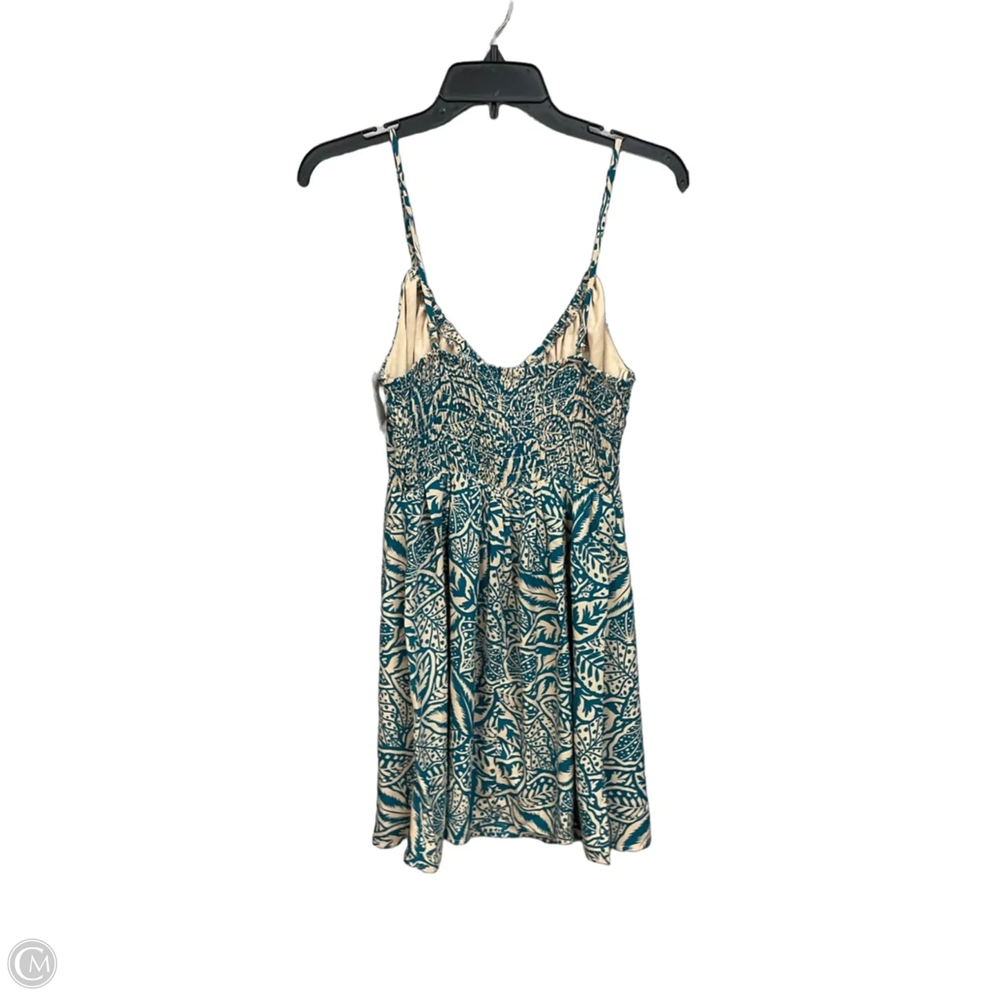 Dress Casual Short By Sienna Sky In Green & Tan, Size: S
