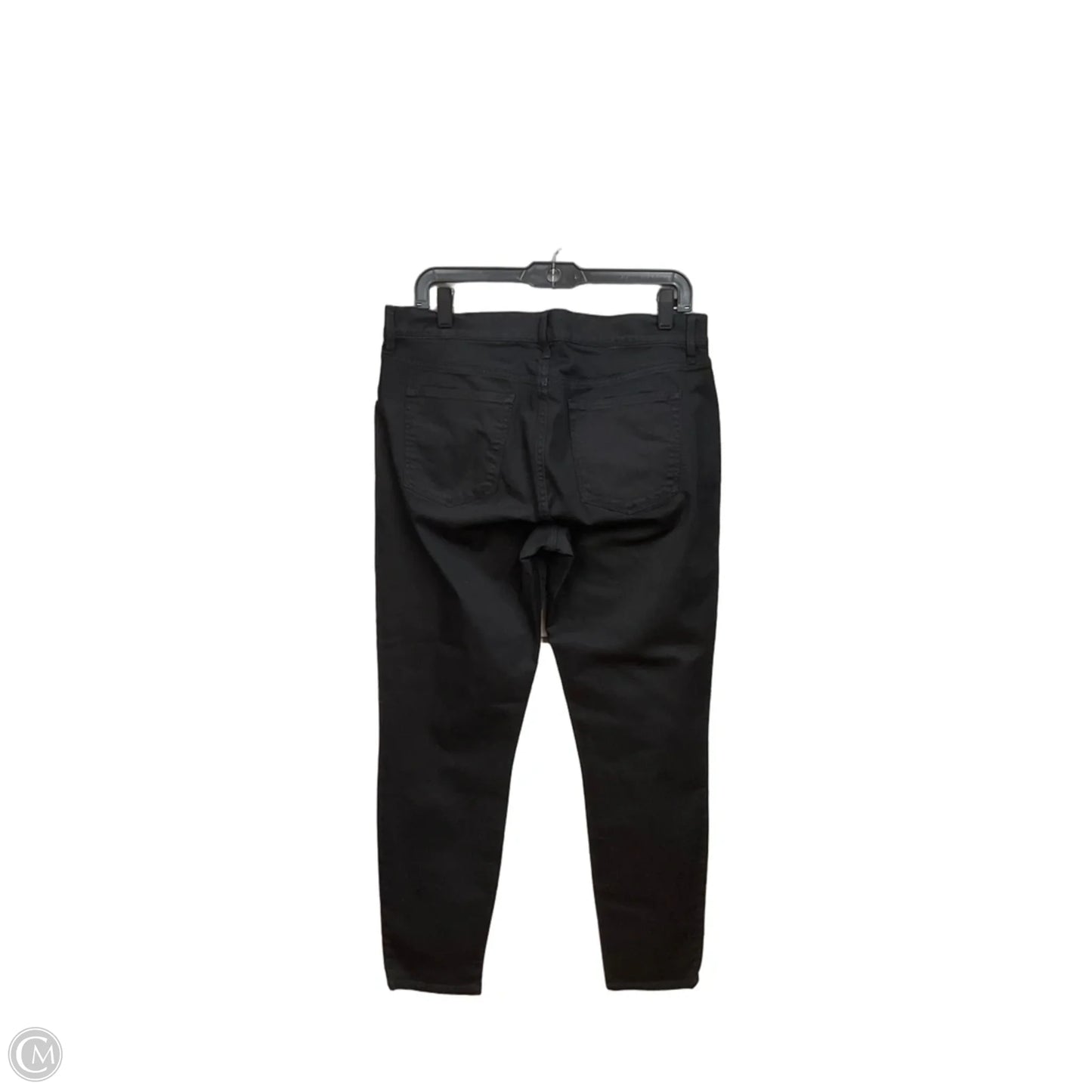 Jeans Skinny By Gap In Black Denim, Size: 14