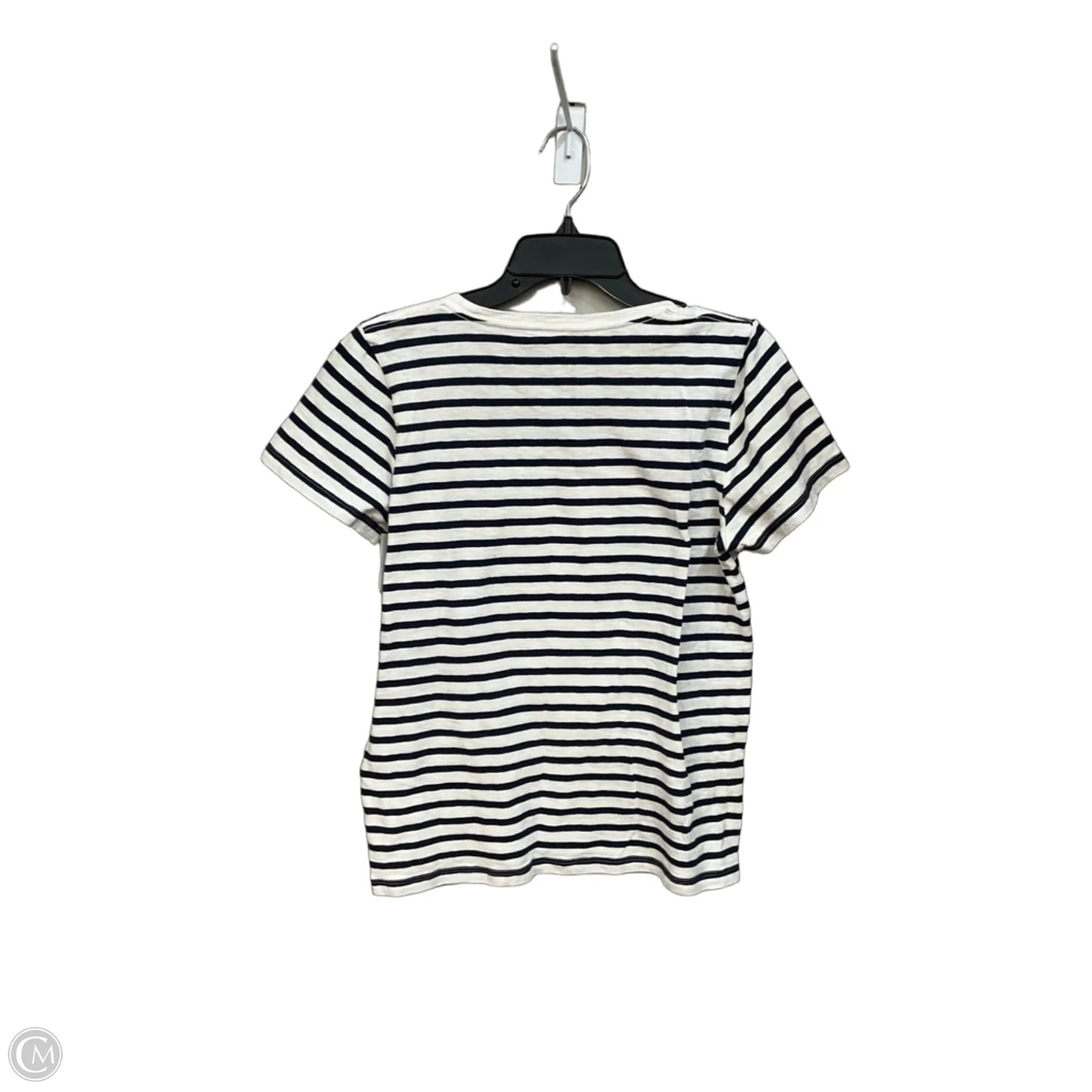 Top Short Sleeve By J. Crew In Striped Pattern, Size: M