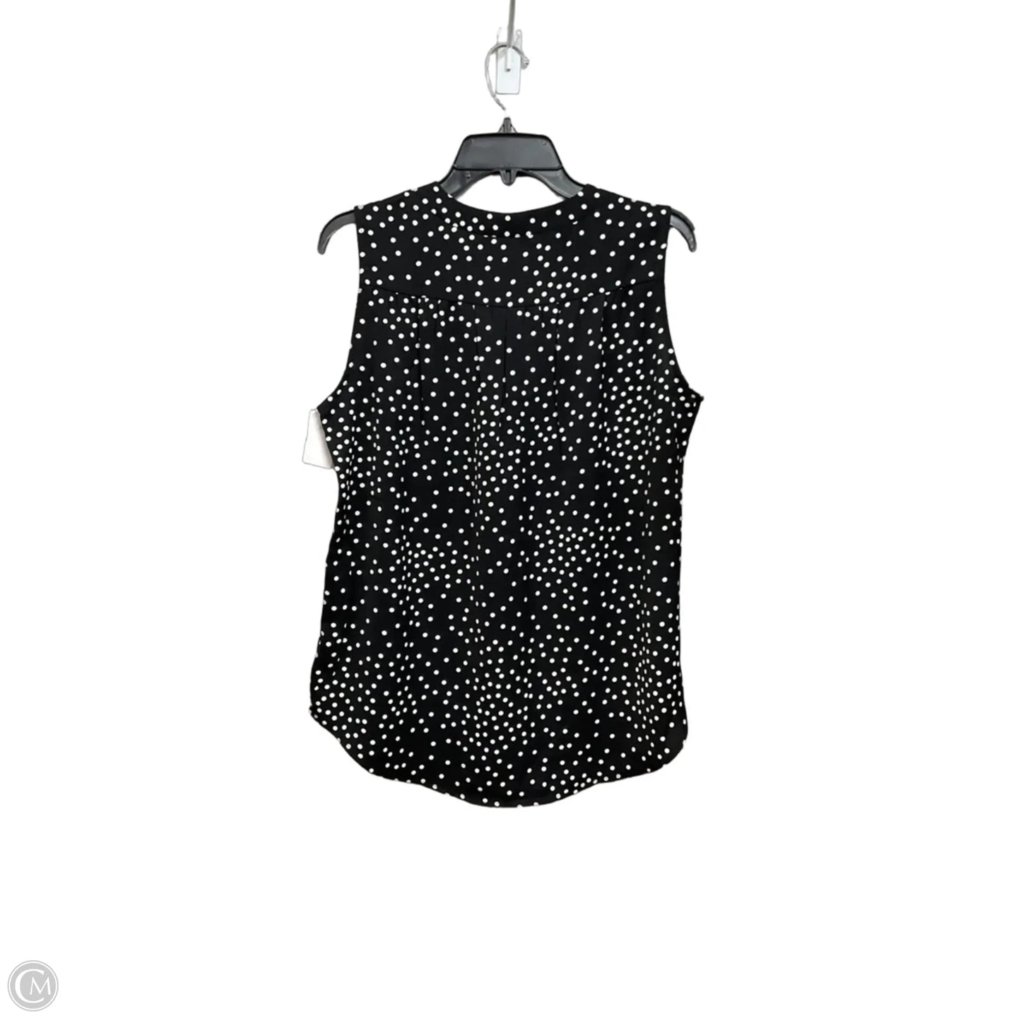 Top Sleeveless By Clothes Mentor In Polkadot Pattern, Size: S