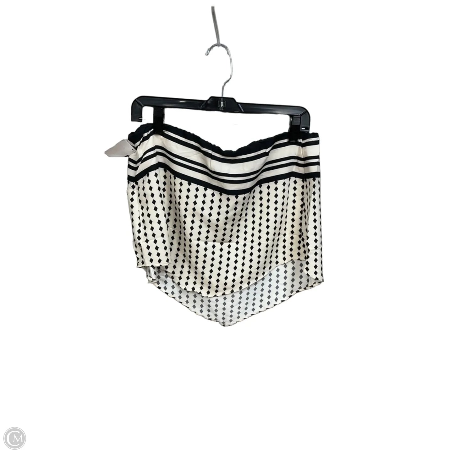 Skirt Mini & Short By Express In Black & White, Size: 8