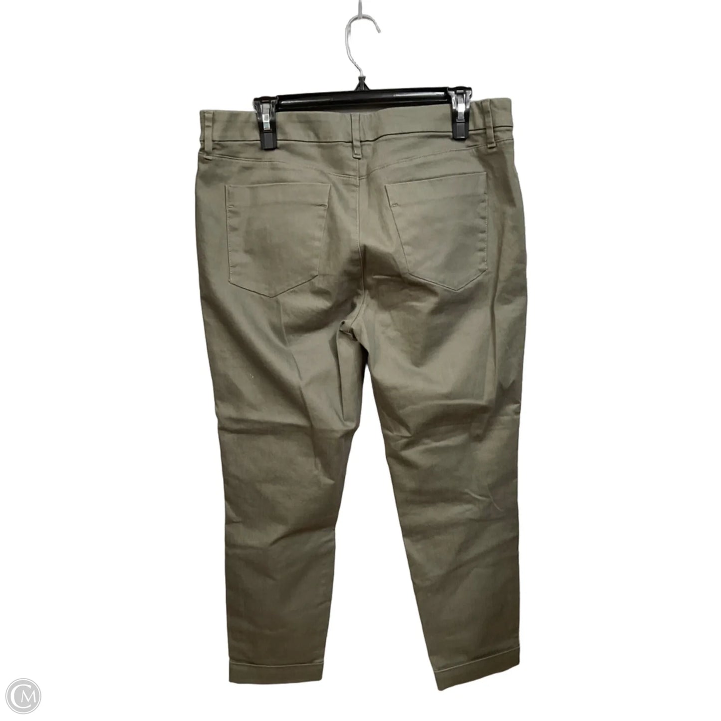 Jeans Skinny By Loft In Green Denim, Size: 12