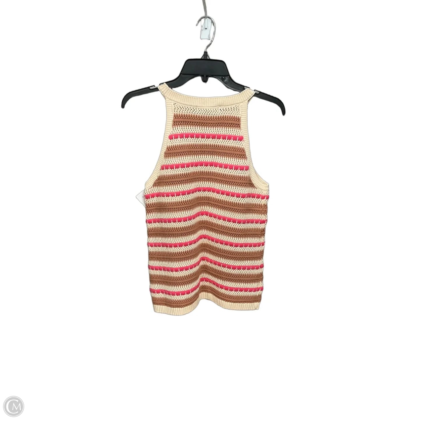Top Sleeveless By Daniel Rainn In Striped Pattern, Size: M