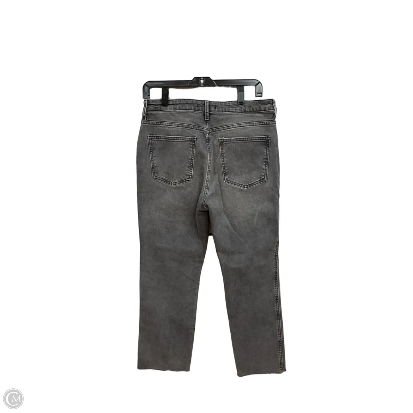 Jeans Wide Leg By Free People In Black Denim, Size: 12