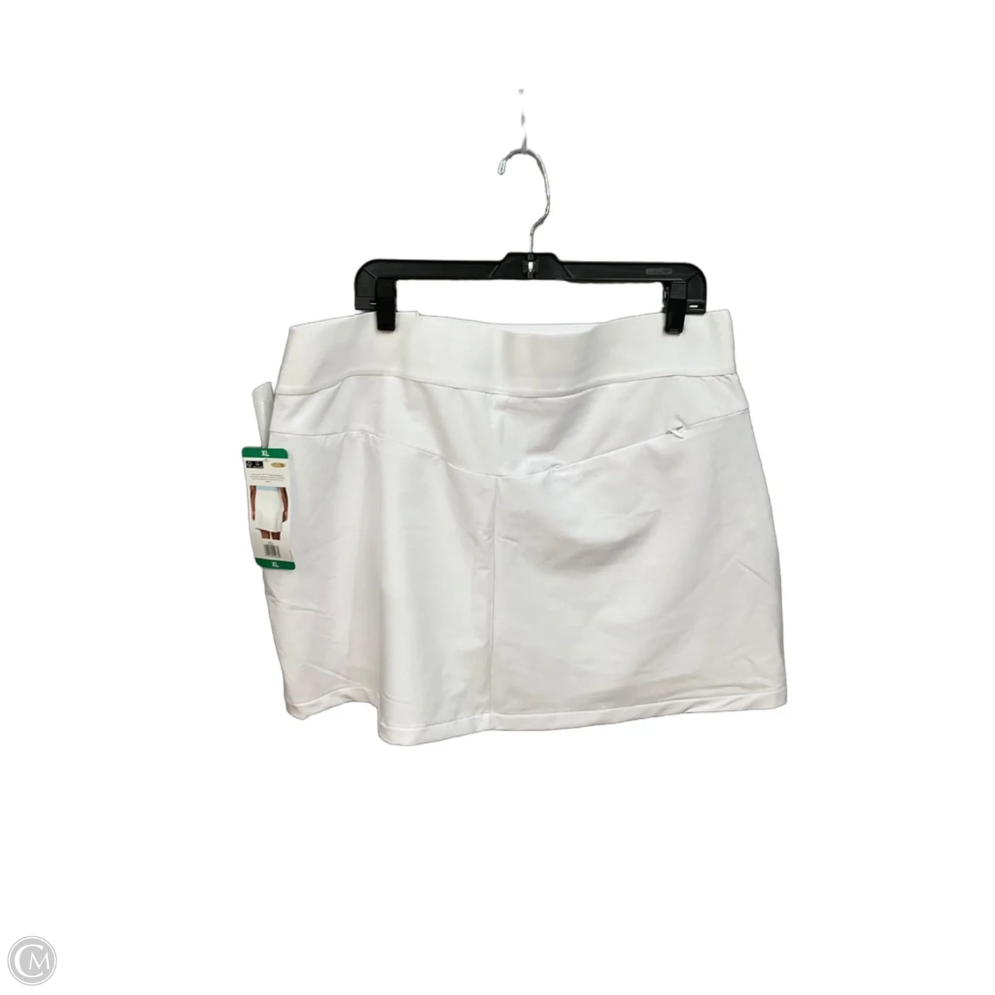 Athletic Skort By Greg Norman In White, Size: Xl