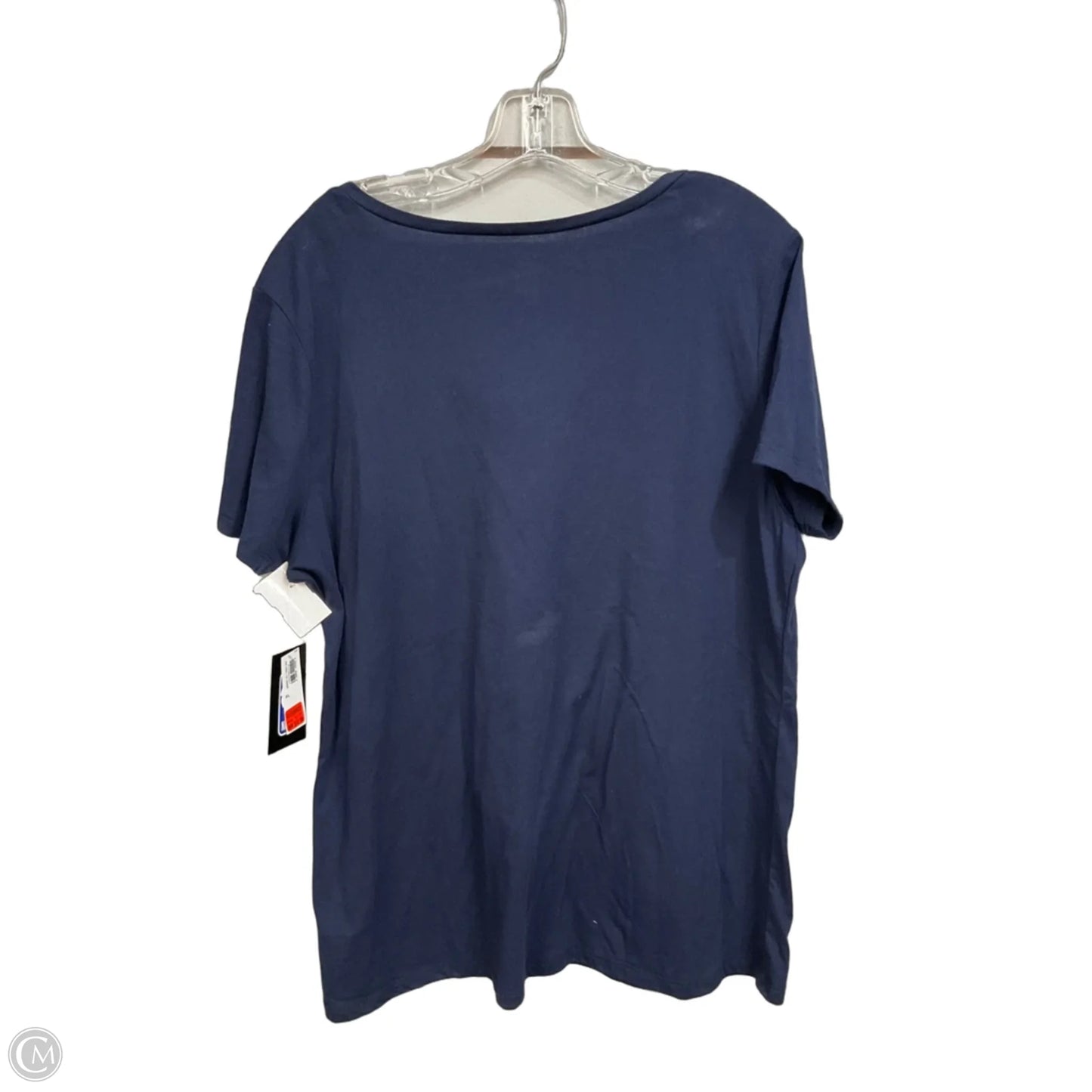 Athletic Top Short Sleeve By Clothes Mentor In Blue, Size: Xl