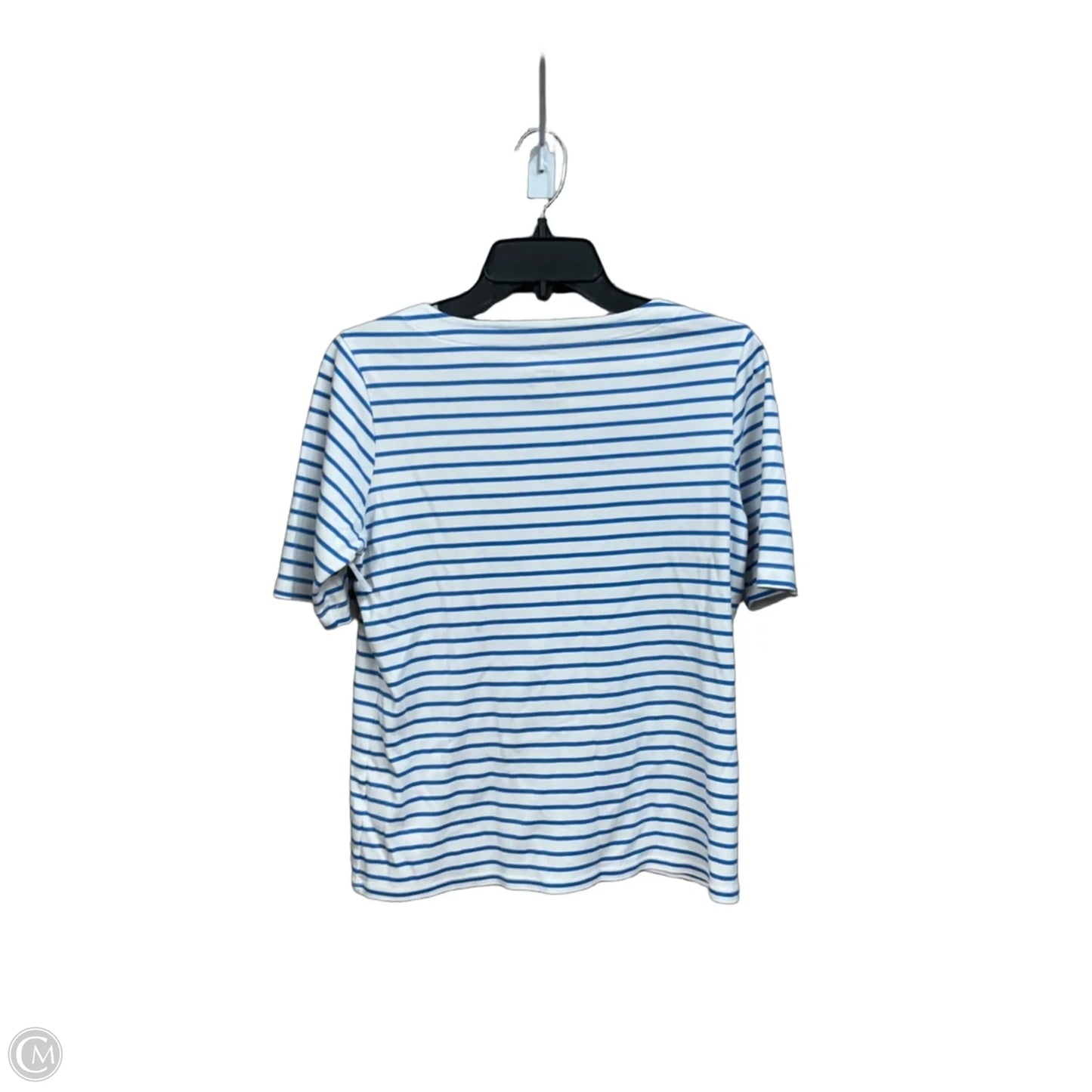Top Short Sleeve By L.l. Bean In Striped Pattern, Size: S
