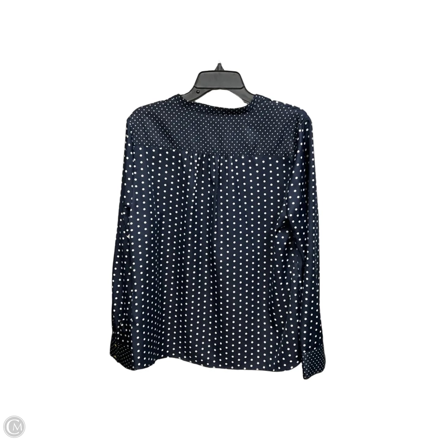 Blouse Long Sleeve By Limited In Plaid Pattern, Size: Xl