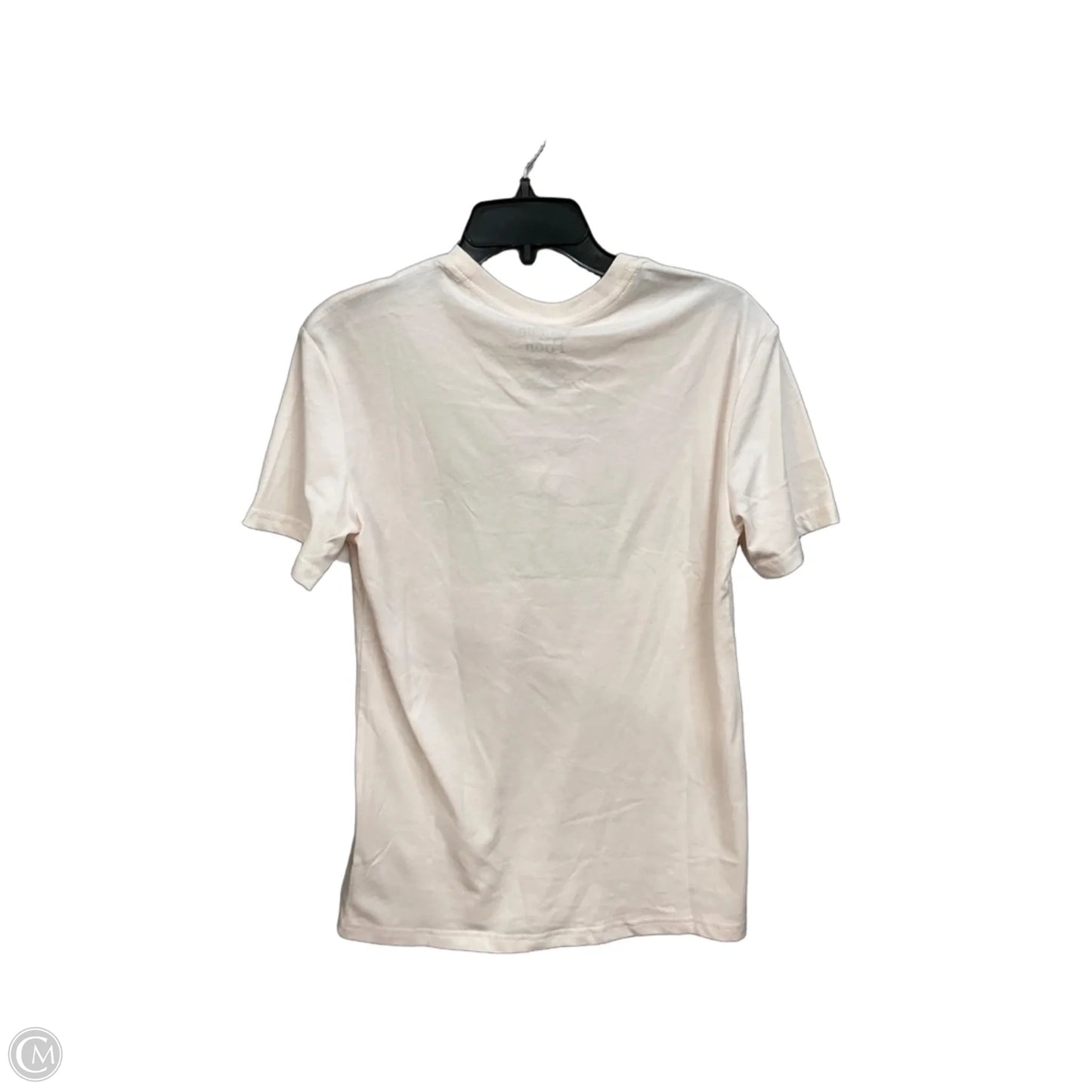 Top Short Sleeve By Disney In Tan, Size: S