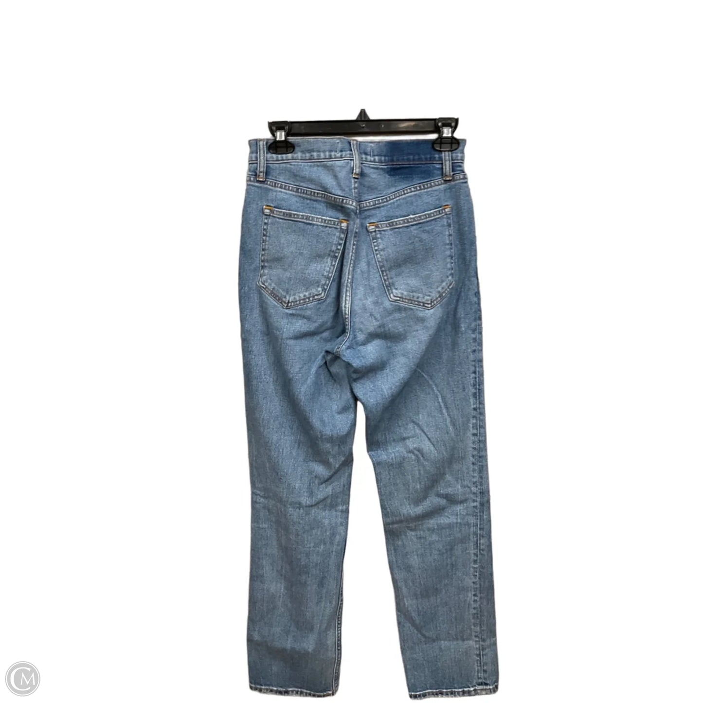 Jeans Straight By Abercrombie And Fitch In Blue Denim, Size: 2l