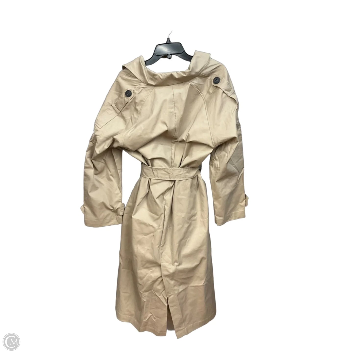 Coat Trench Coat By Zara In Tan, Size: L