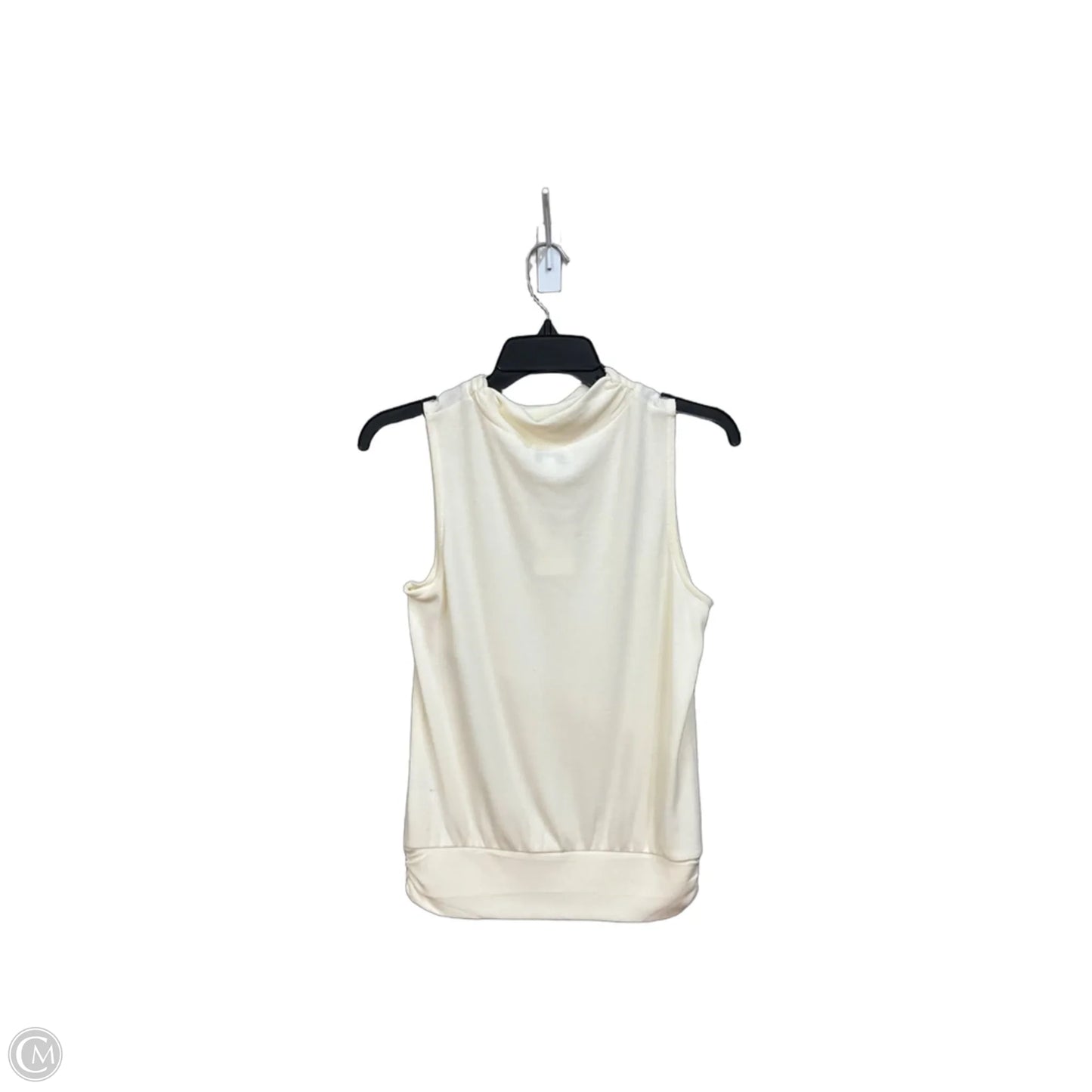 Top Sleeveless By Evereve In Cream, Size: M