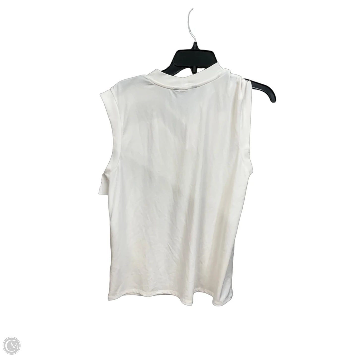 Top Sleeveless By Banana Republic In Cream, Size: L