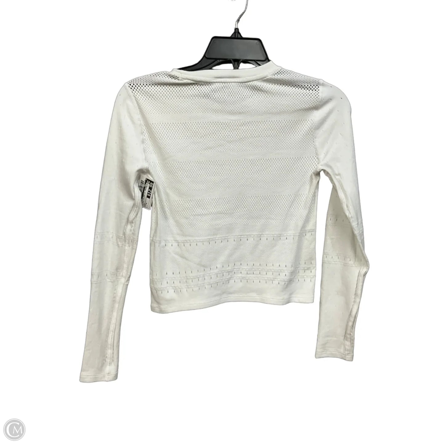 Athletic Top Long Sleeve Crewneck By Calia In White, Size: S