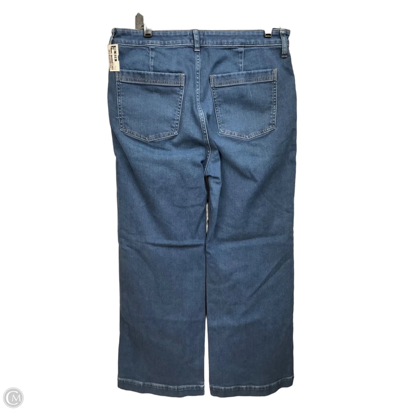 Jeans Wide Leg By J. Crew In Blue Denim, Size: 8