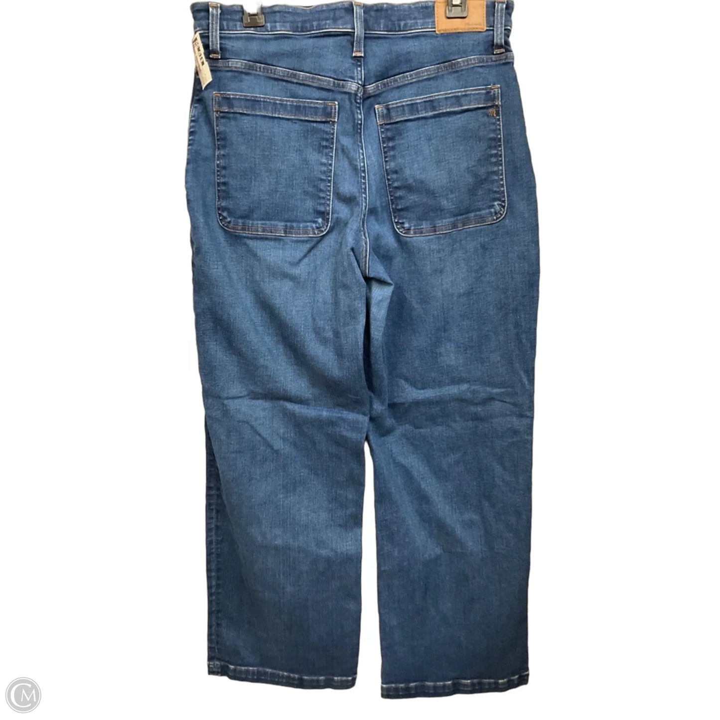 Jeans Wide Leg By Madewell In Blue Denim, Size: 8
