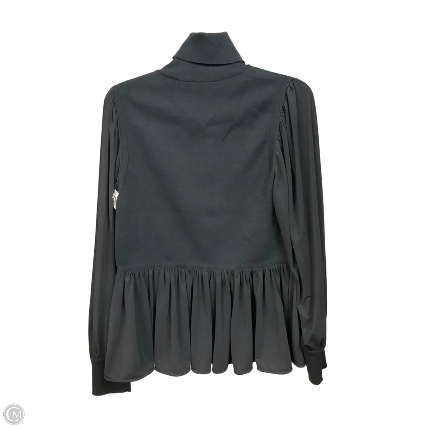 Top Long Sleeve By Ann Taylor In Black, Size: M