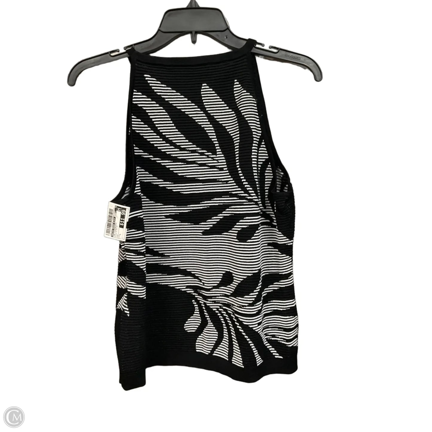 Top Sleeveless By White House Black Market In Black & White, Size: L