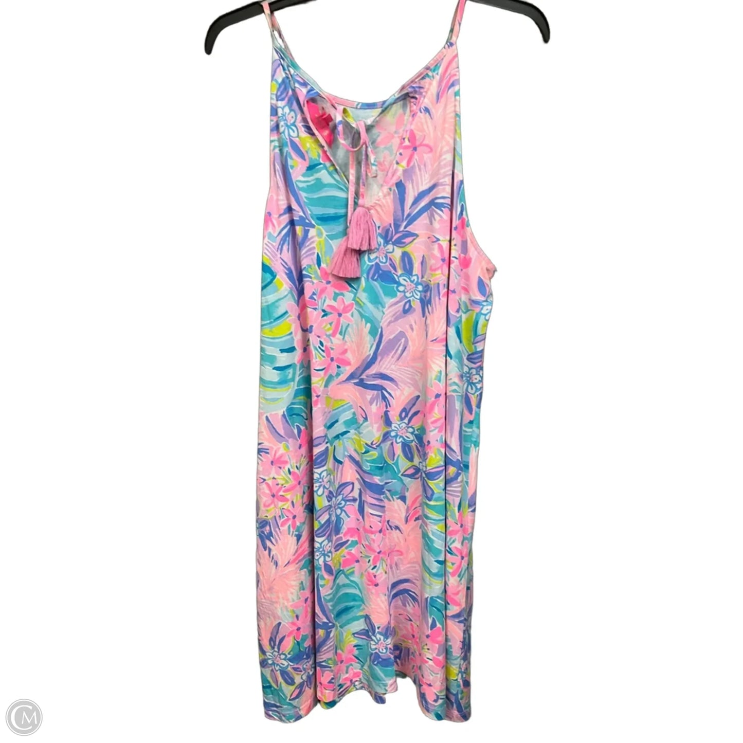 Dress Designer By Lilly Pulitzer In Floral Print, Size: Xl