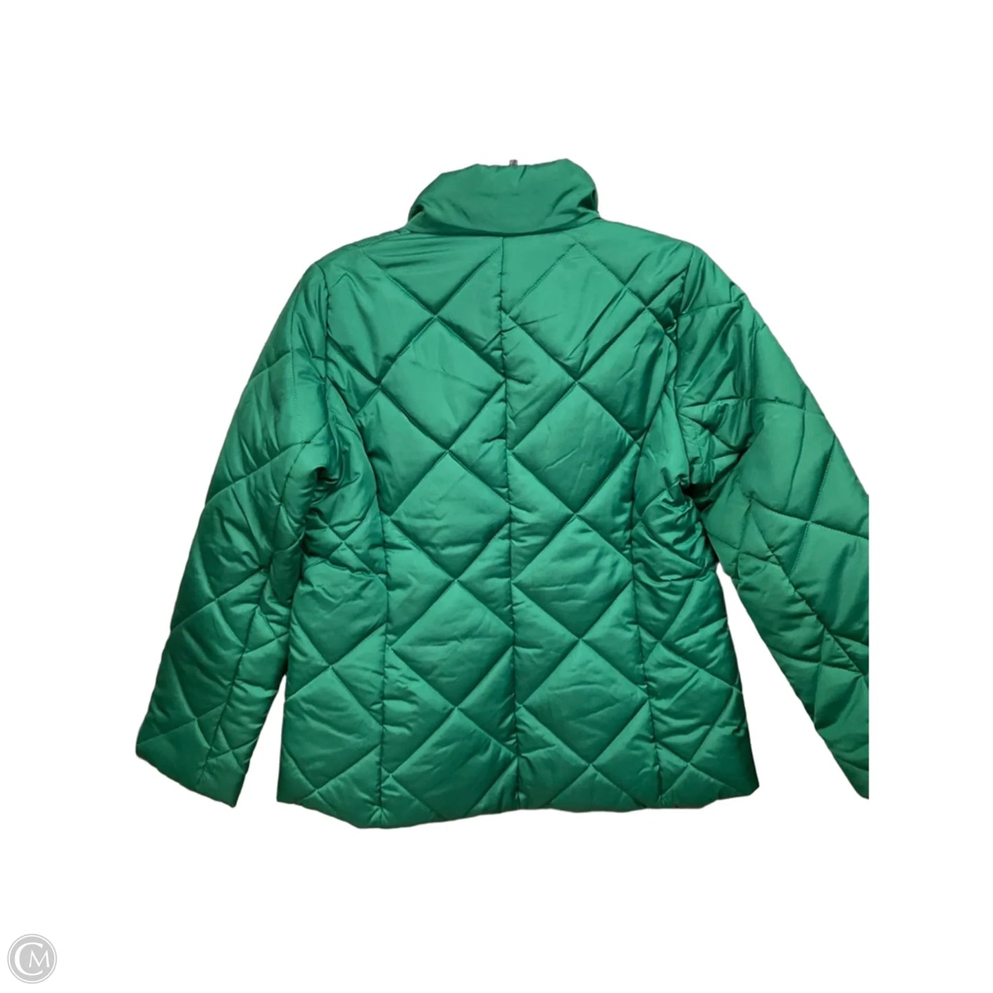 Jacket Puffer & Quilted By New York And Co In Green, Size: M
