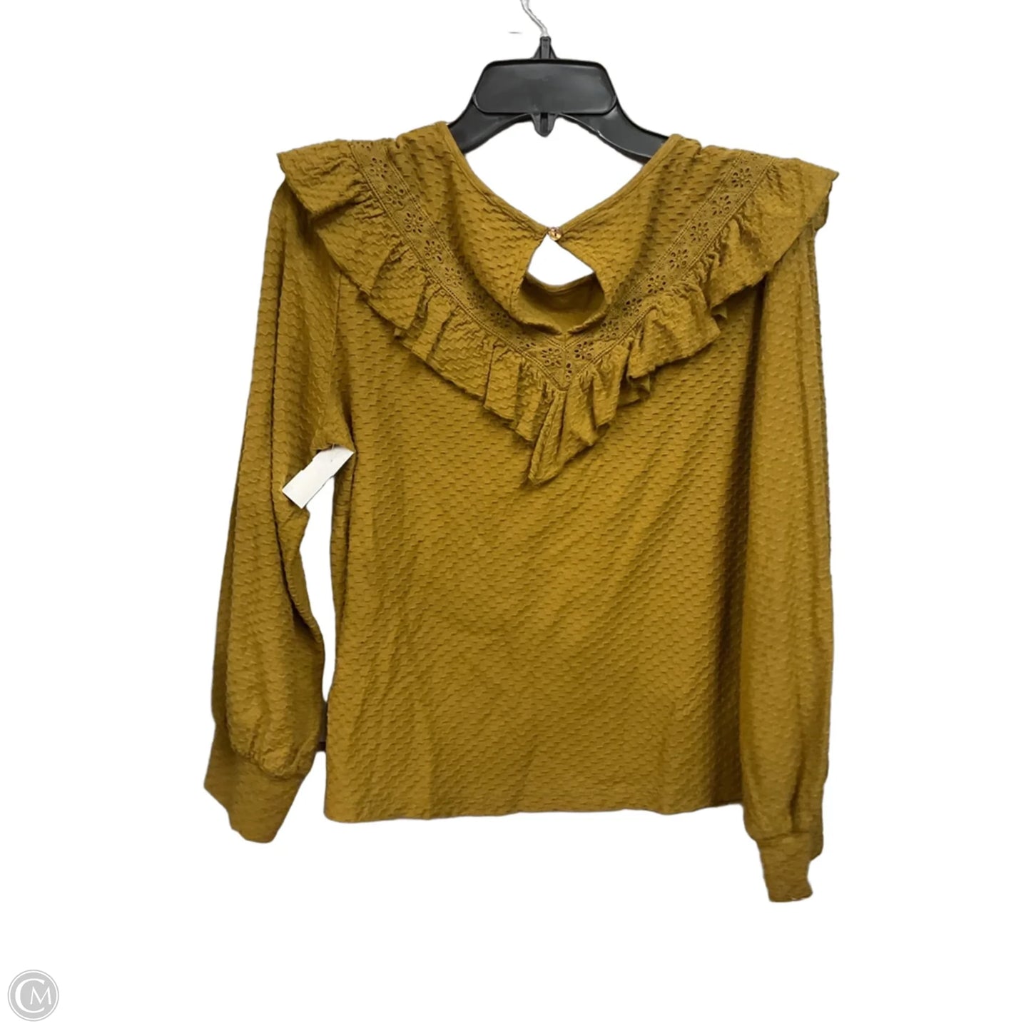 Top Long Sleeve By J. Crew In Green, Size: S