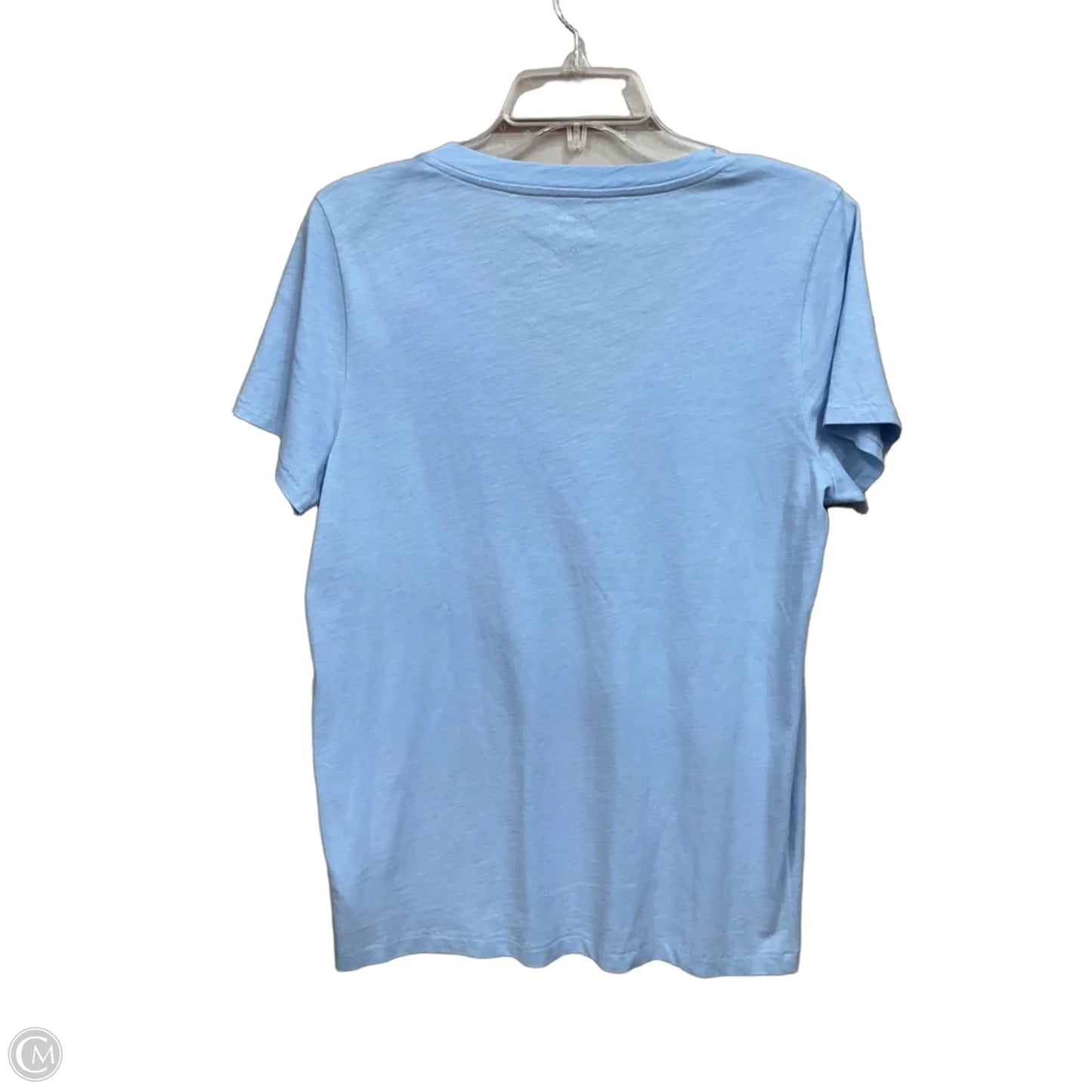 Top Short Sleeve Basic By J. Crew In Blue, Size: L