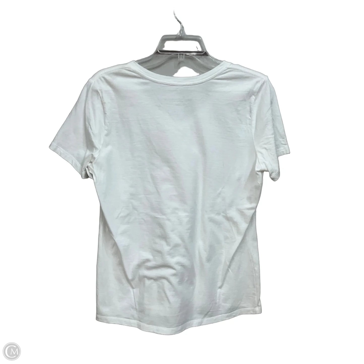 Top Short Sleeve By Life Is Good In White, Size: M