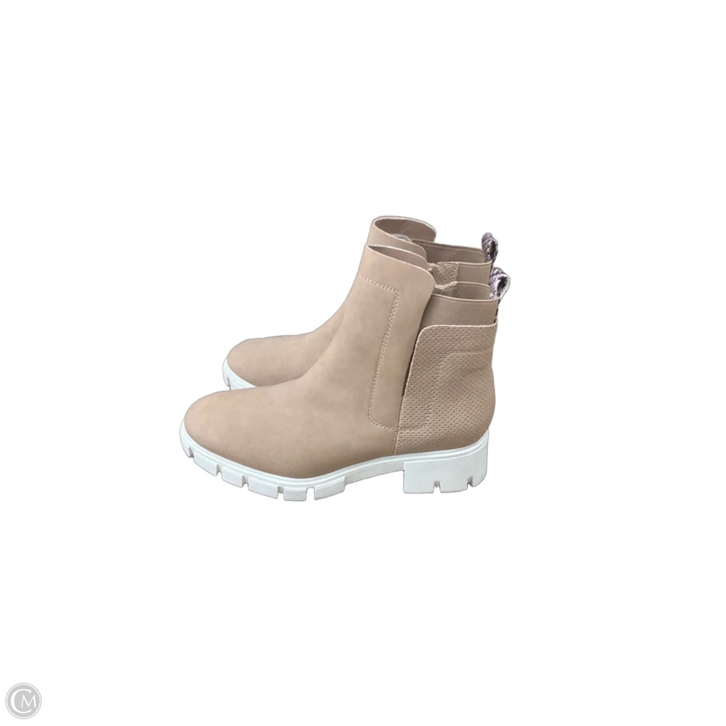 Boots Ankle Flats By Journee In Tan, Size: 8.5