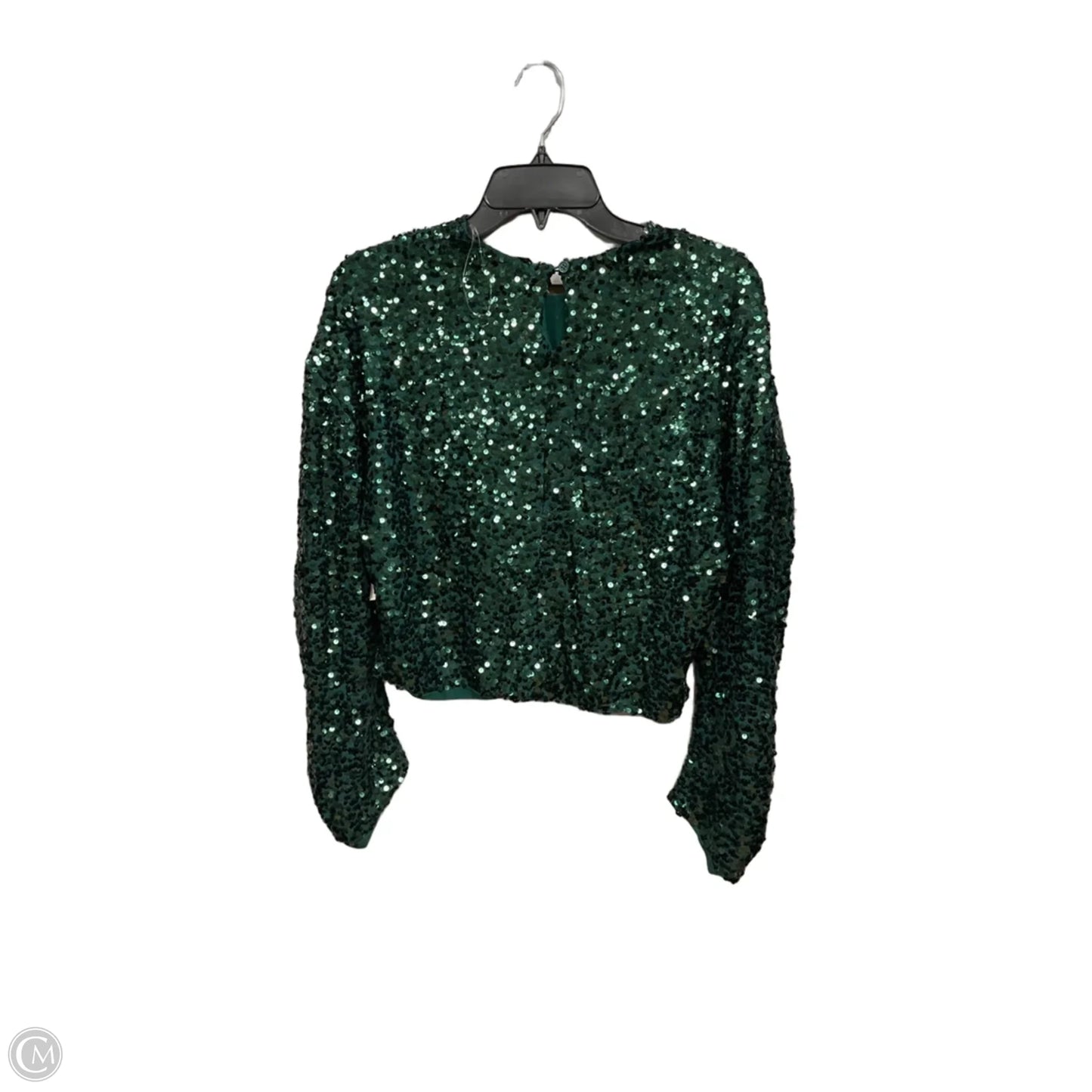 Top Long Sleeve By Hyfve In Green, Size: L