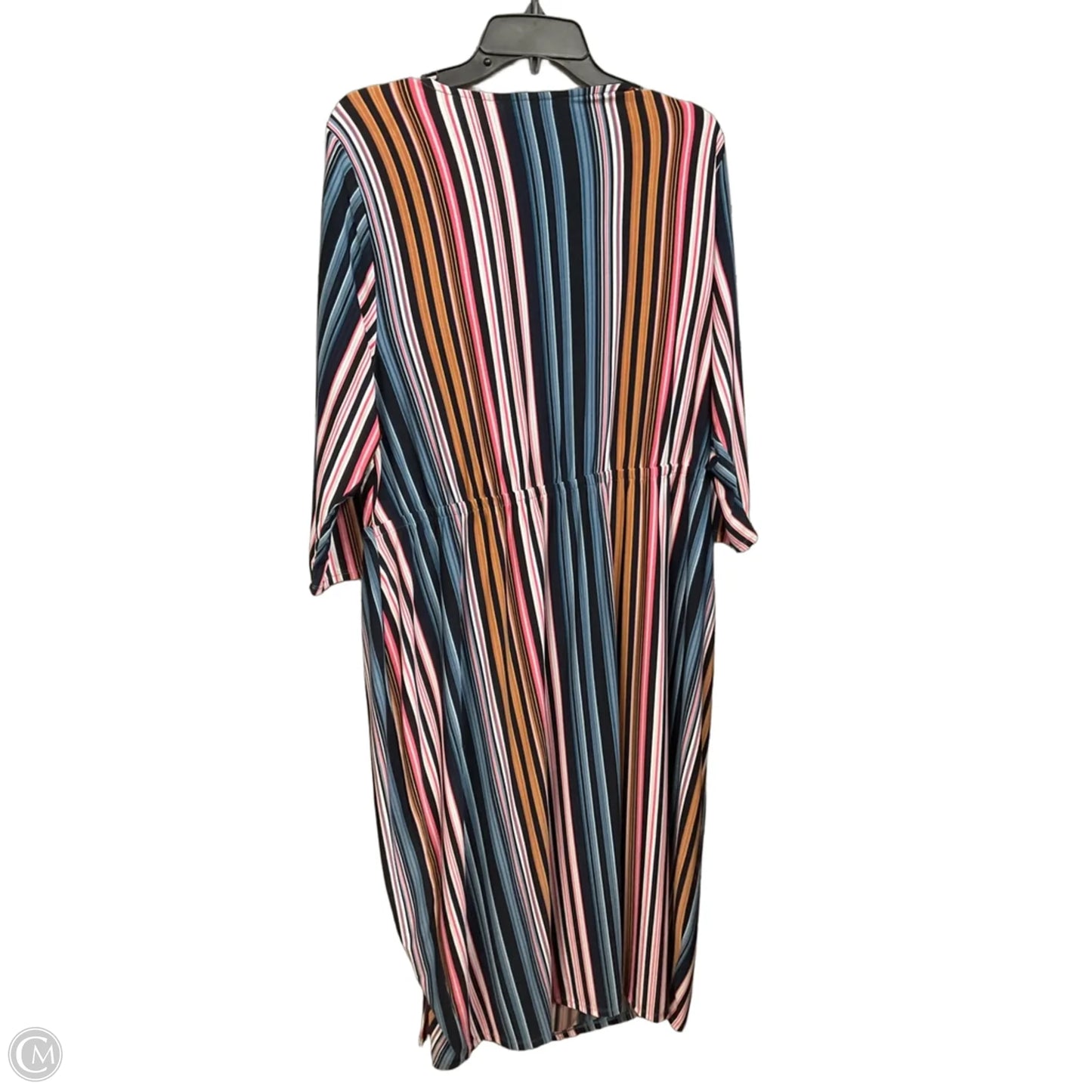 Dress Casual Midi By Lane Bryant In Striped Pattern, Size: 3x