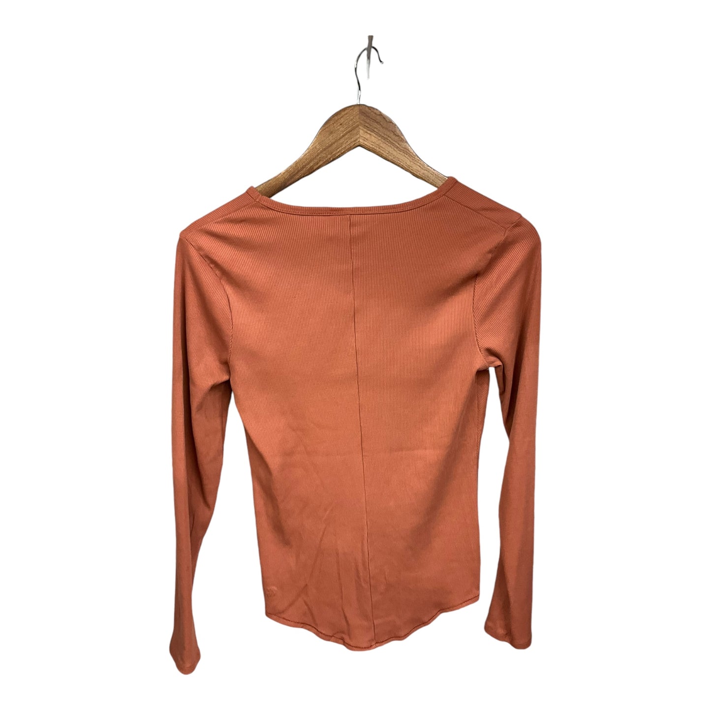 Athletic Top Long Sleeve Crewneck By All In Motion In Orange, Size: M