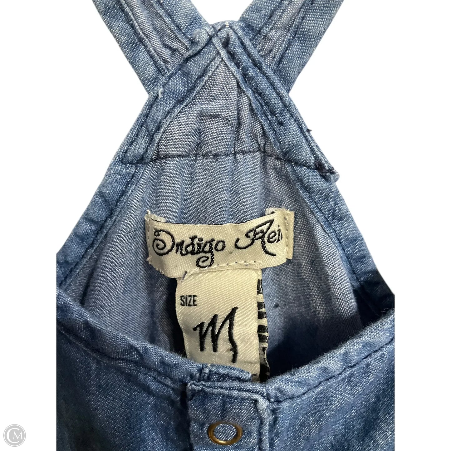 Romper By Indigo Rein In Blue Denim, Size: M