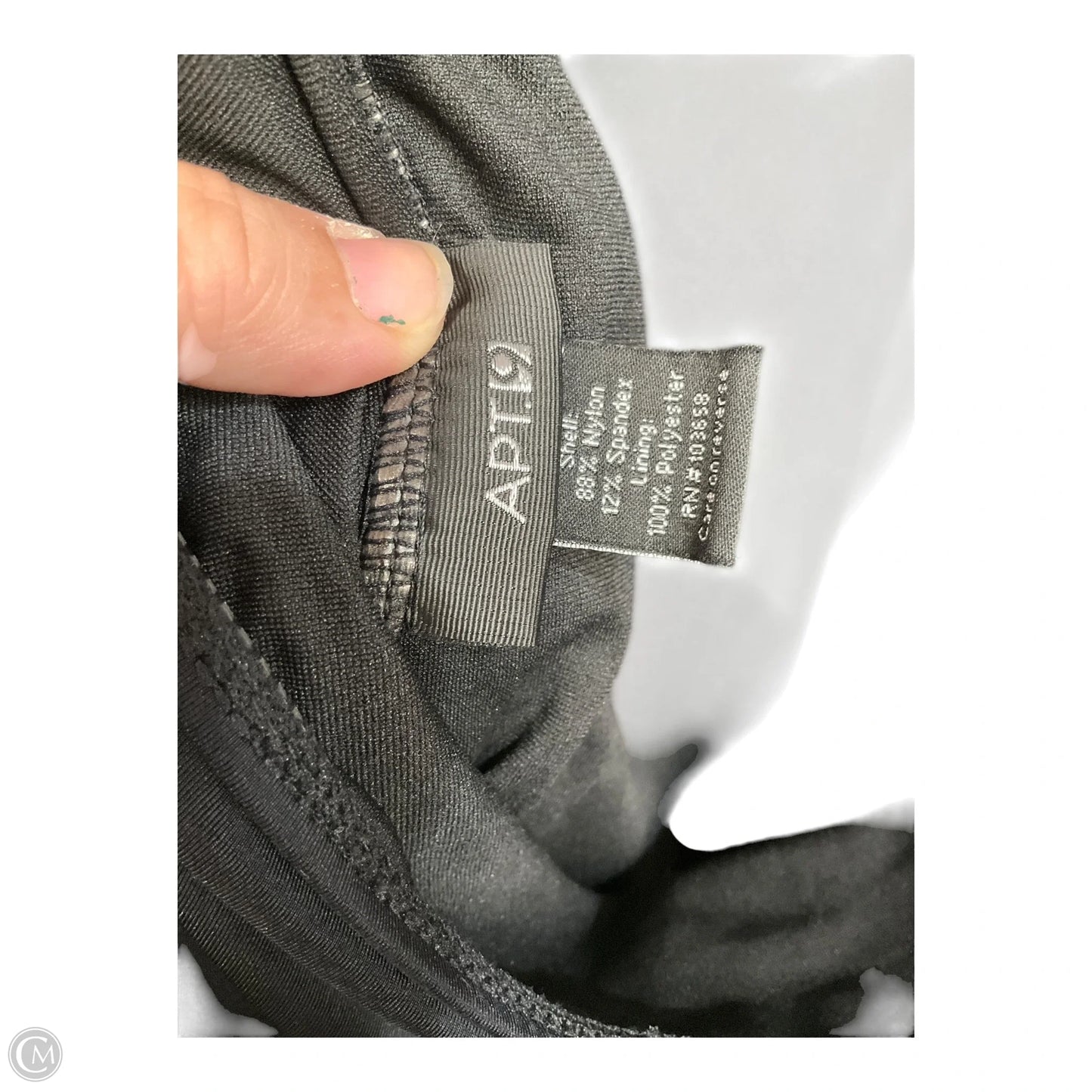 Swimsuit Top By Apt 9 In Black, Size: Xxl