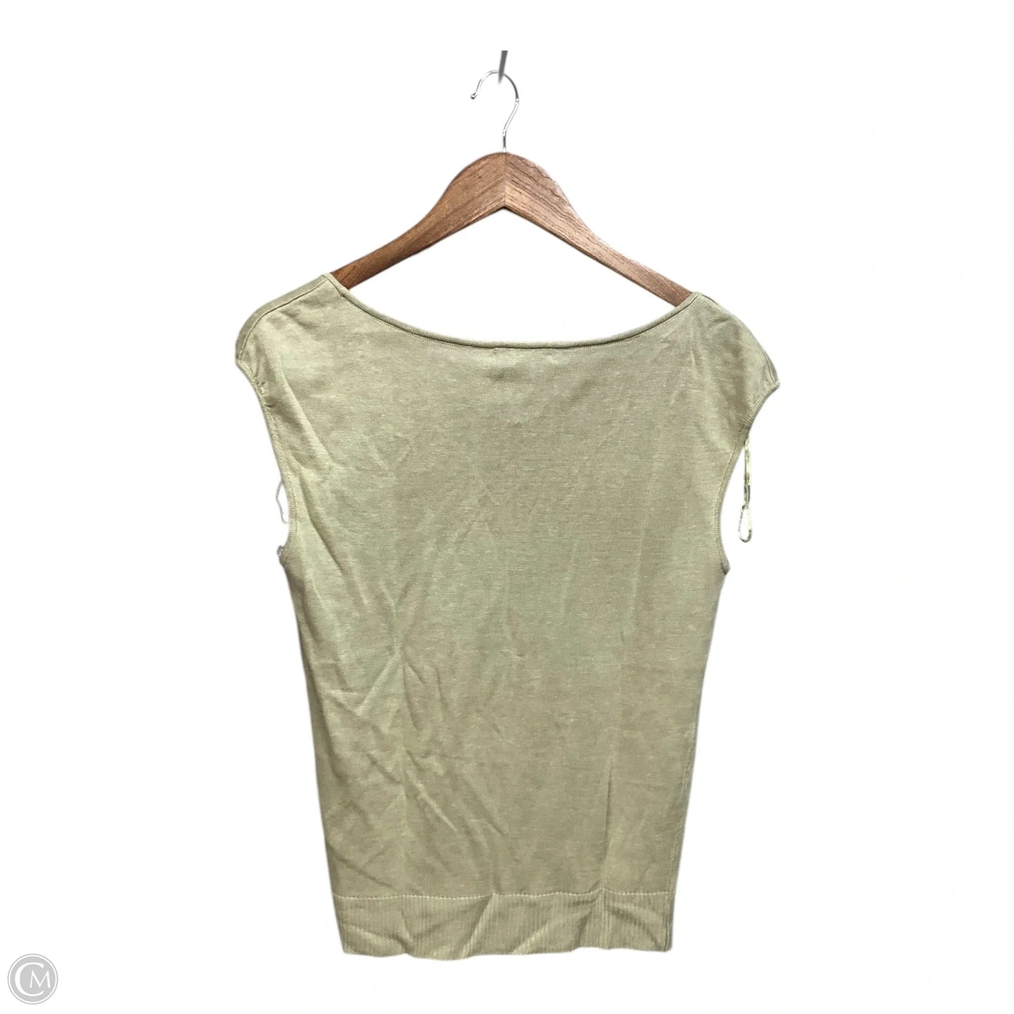 Top Sleeveless By Alfani In Green, Size: M