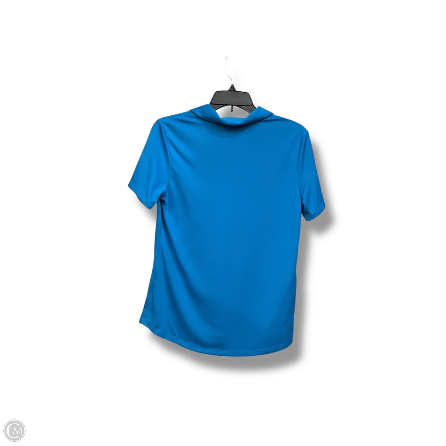 Athletic Top Short Sleeve By Lady Hagen In Blue, Size: M