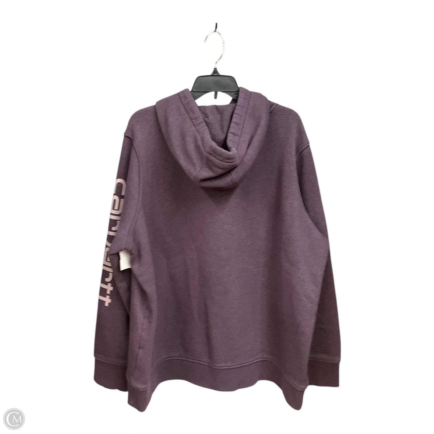Sweatshirt Hoodie By Carhartt In Purple, Size: 3x